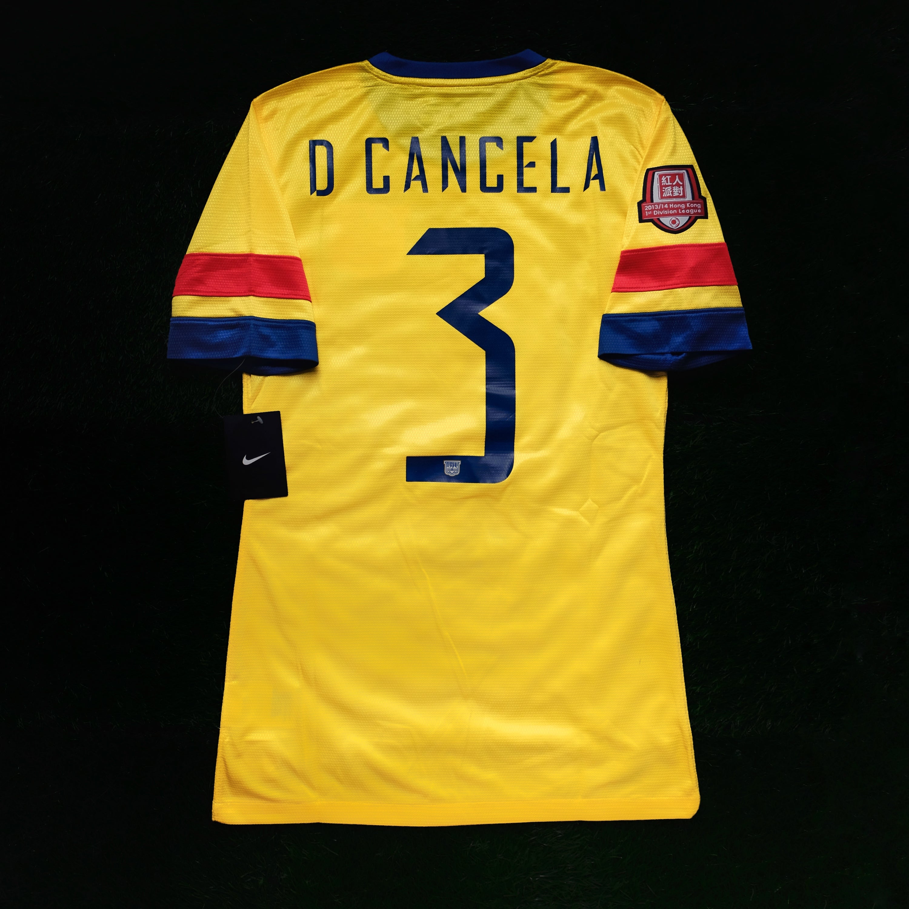 2013/14 Kitchee #3 D CANCELA Away Jersey (M)