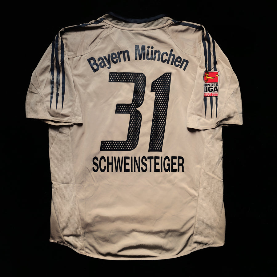 2004/05 Bayern Munich #31 SCHWEINSTEIGER Away Jersey (L)