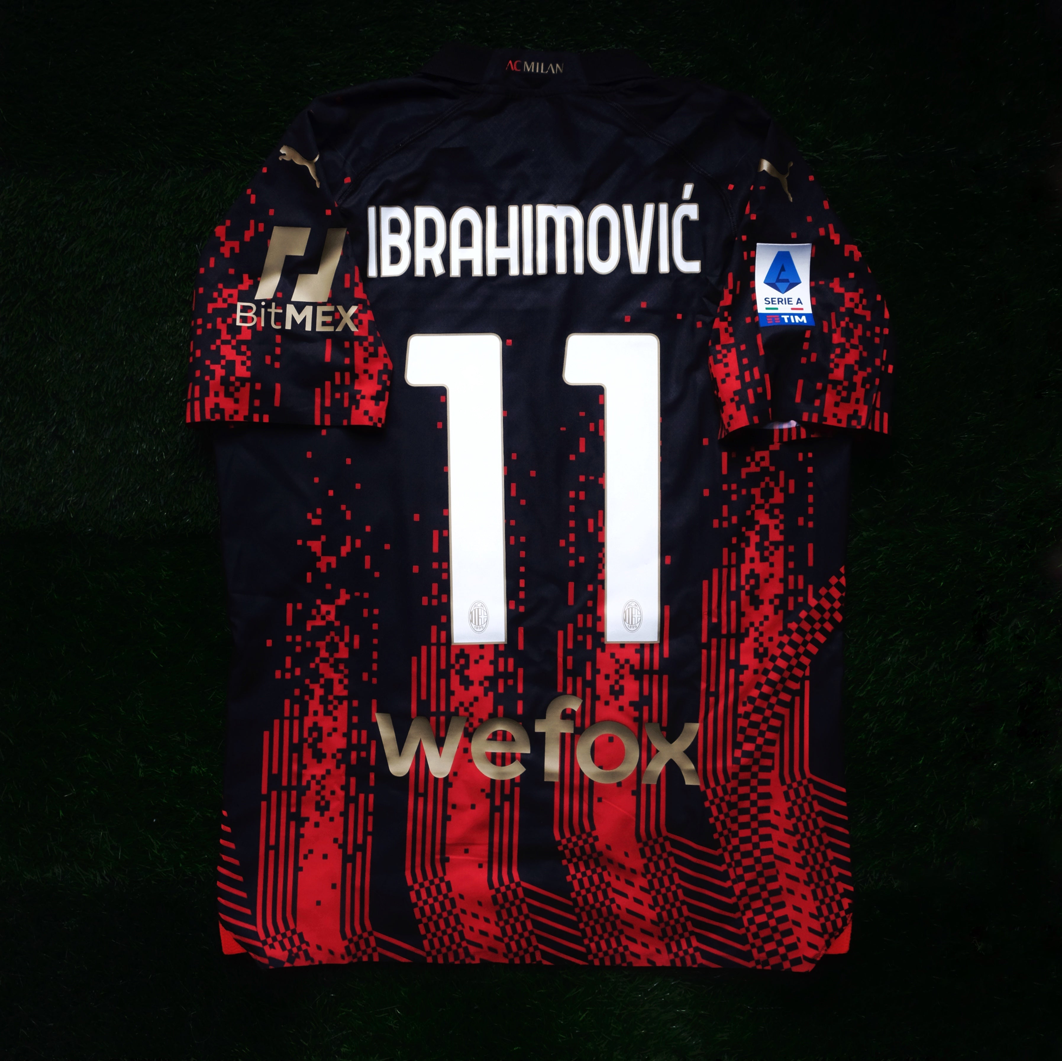 2022/23 AC Milan #11 IBRAHIMOVIC Fourth Jersey Boxset (M