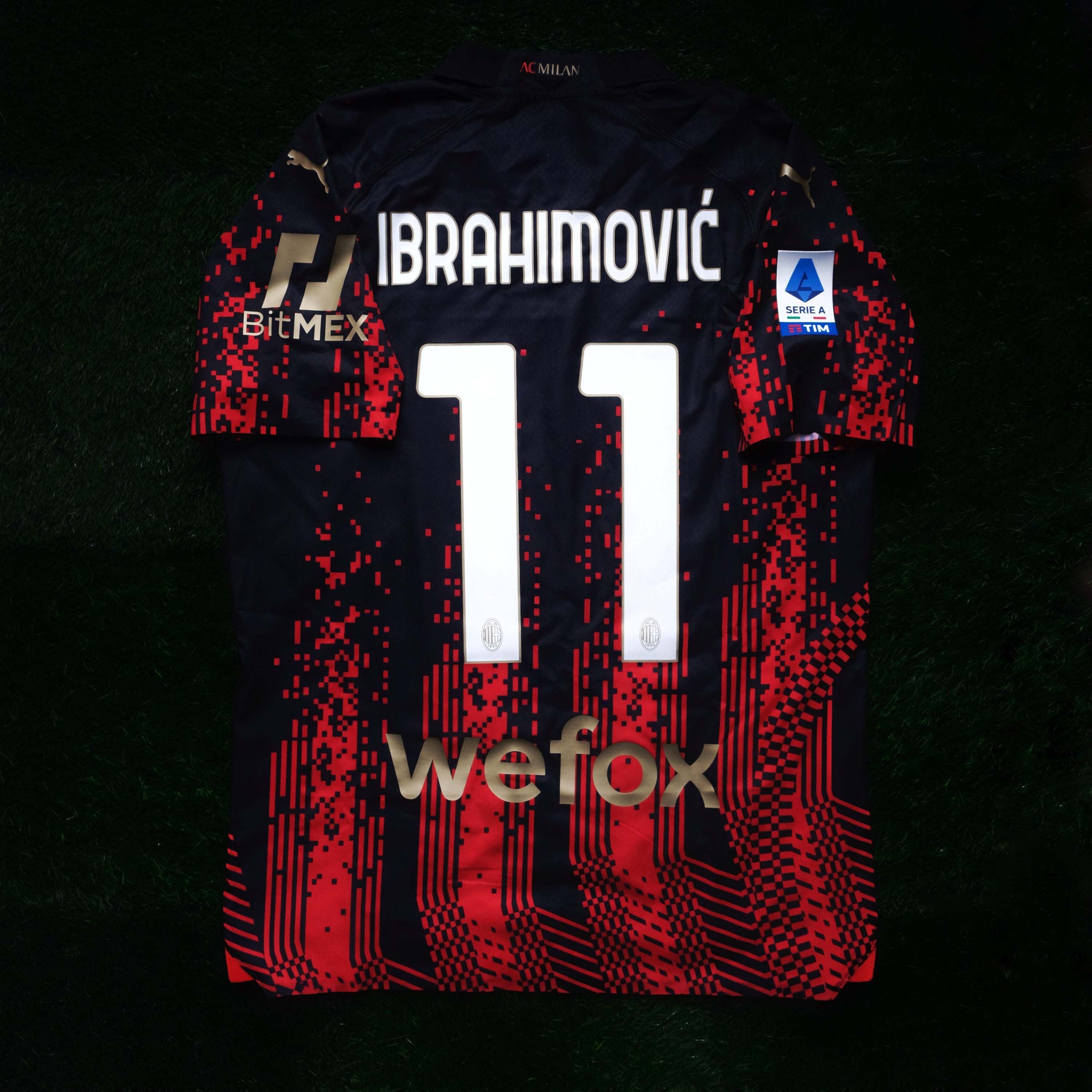 2022/23 AC Milan #11 IBRAHIMOVIC Fourth Jersey Boxset (M)