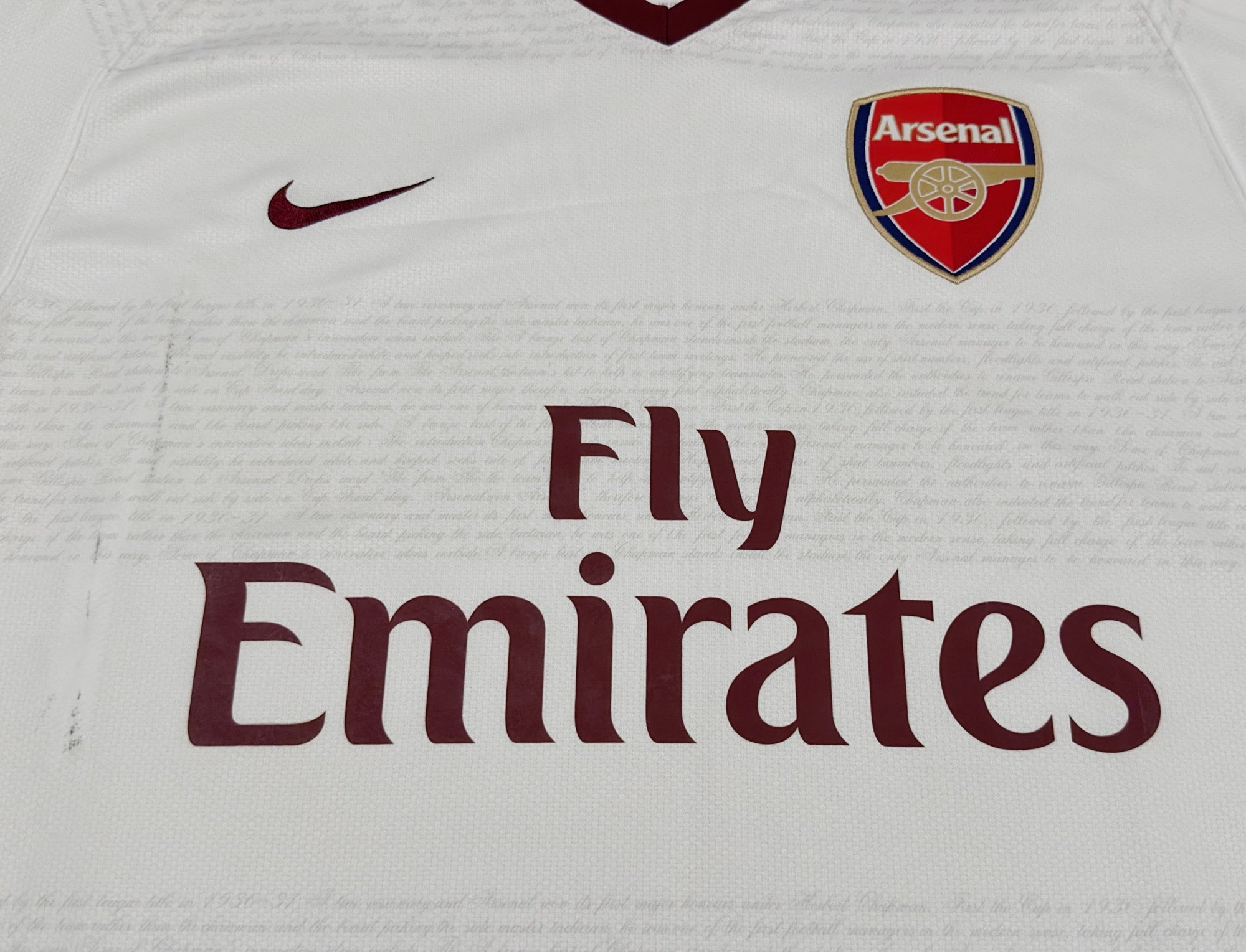 2007/08 Arsenal Away Jersey (L)