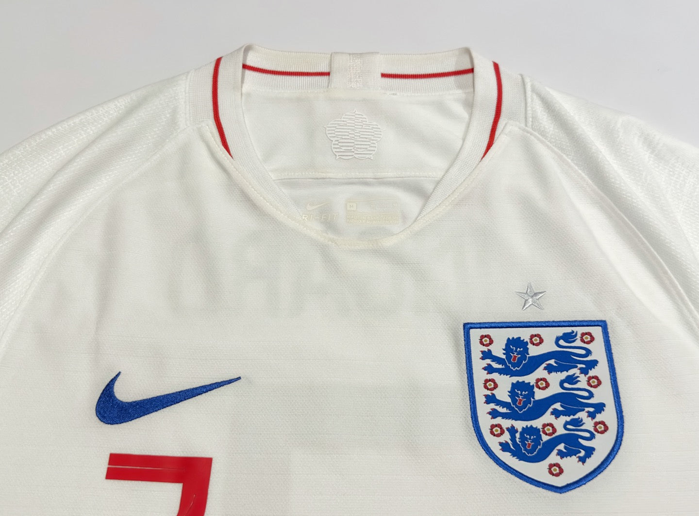 2018/19 England #7 LINGARD Home Jersey (M)