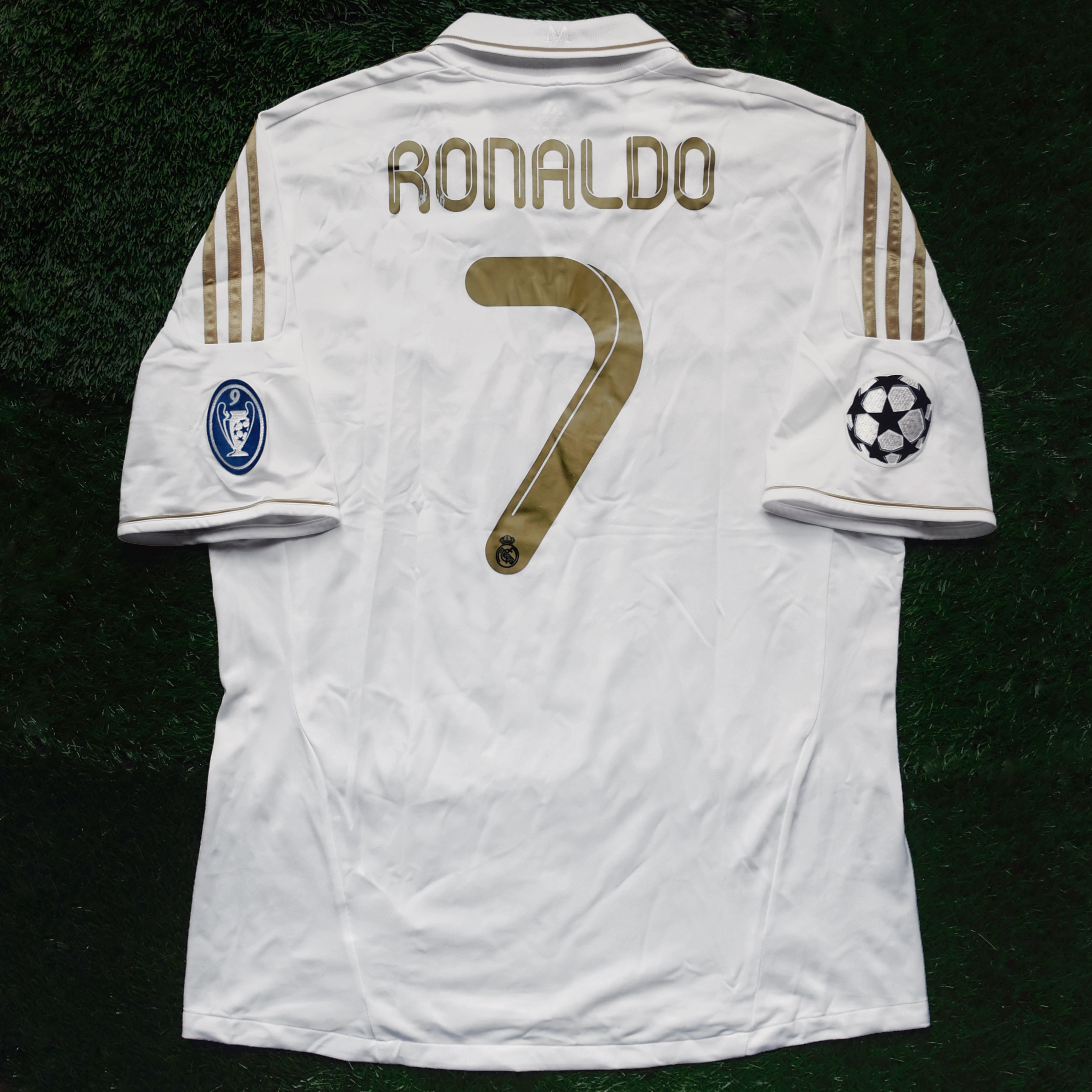 2011/12 Real Madrid #7 RONALDO Home Jersey (XL) – Double Kick
