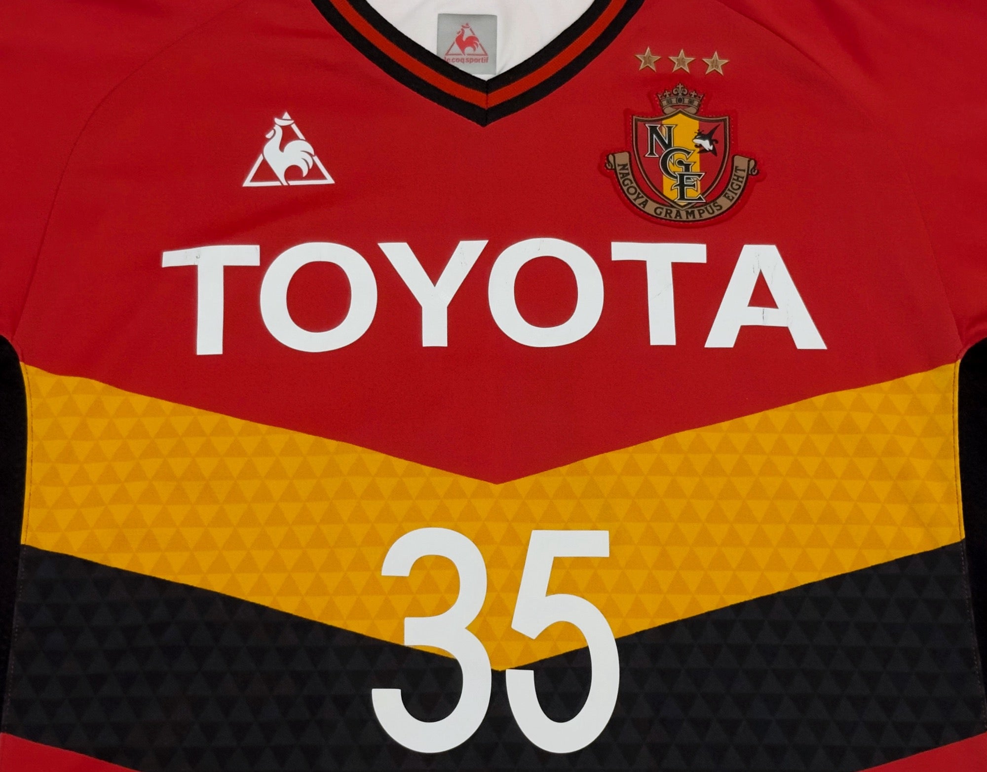 2011/12 Nagoya Grampus #35 T.TANAKA Home Jersey (L)