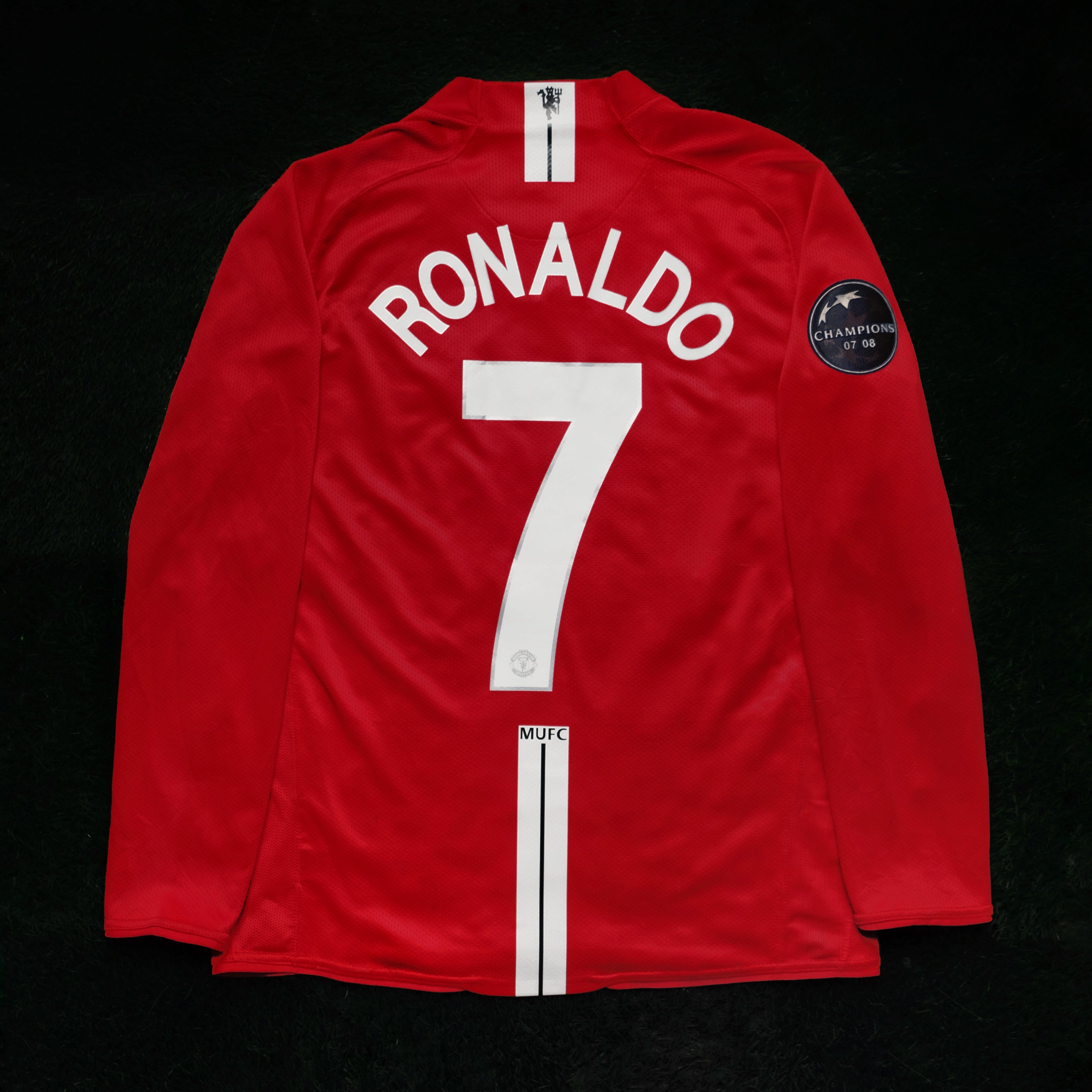 2008/09 Man Utd #7 RONALDO Home Jersey (M) L/S – Double Kick