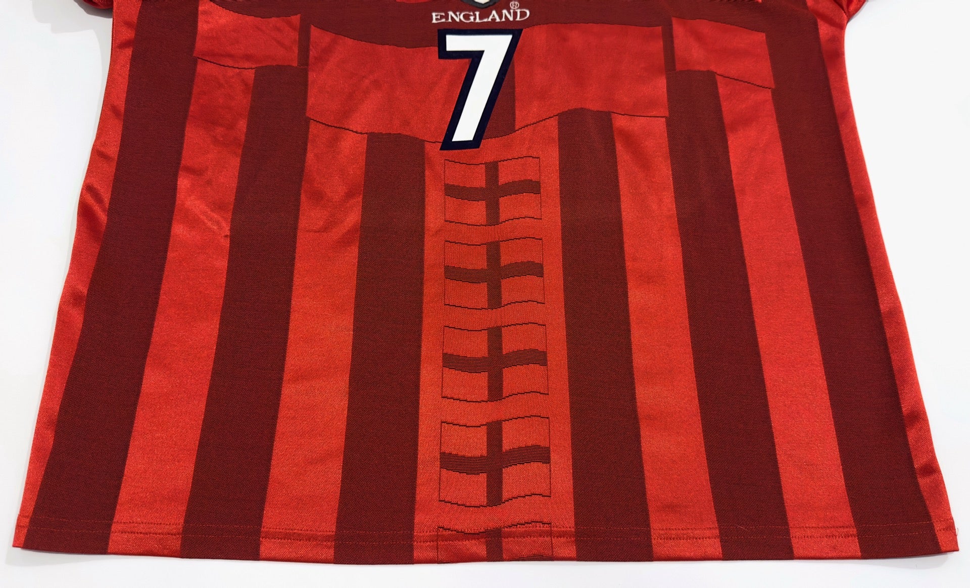 1997/99 England #7 BECKHAM Away Jersey (L) L/S