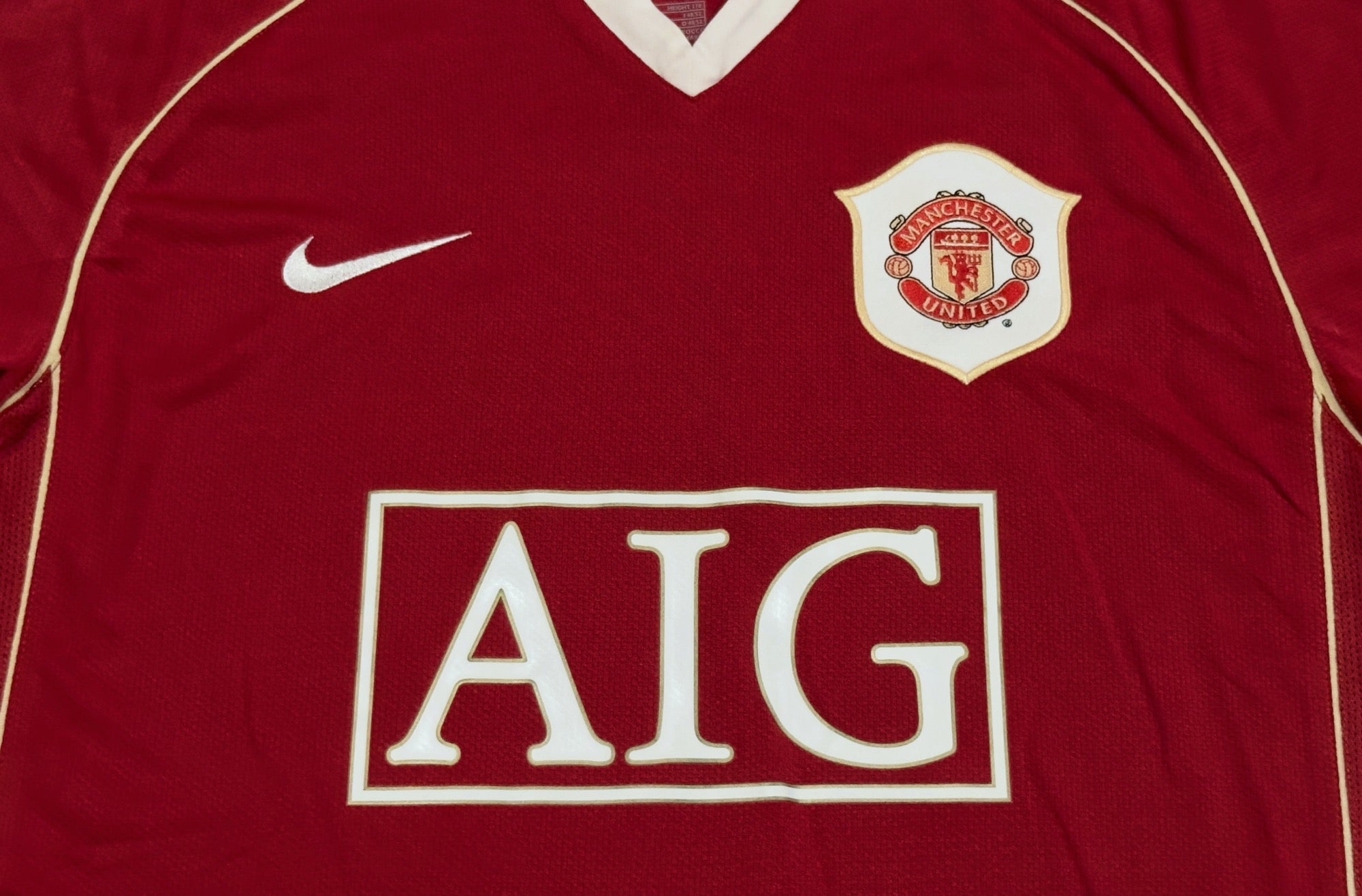 2006/07 Man Utd #16 CARRICK Home Jersey (M)