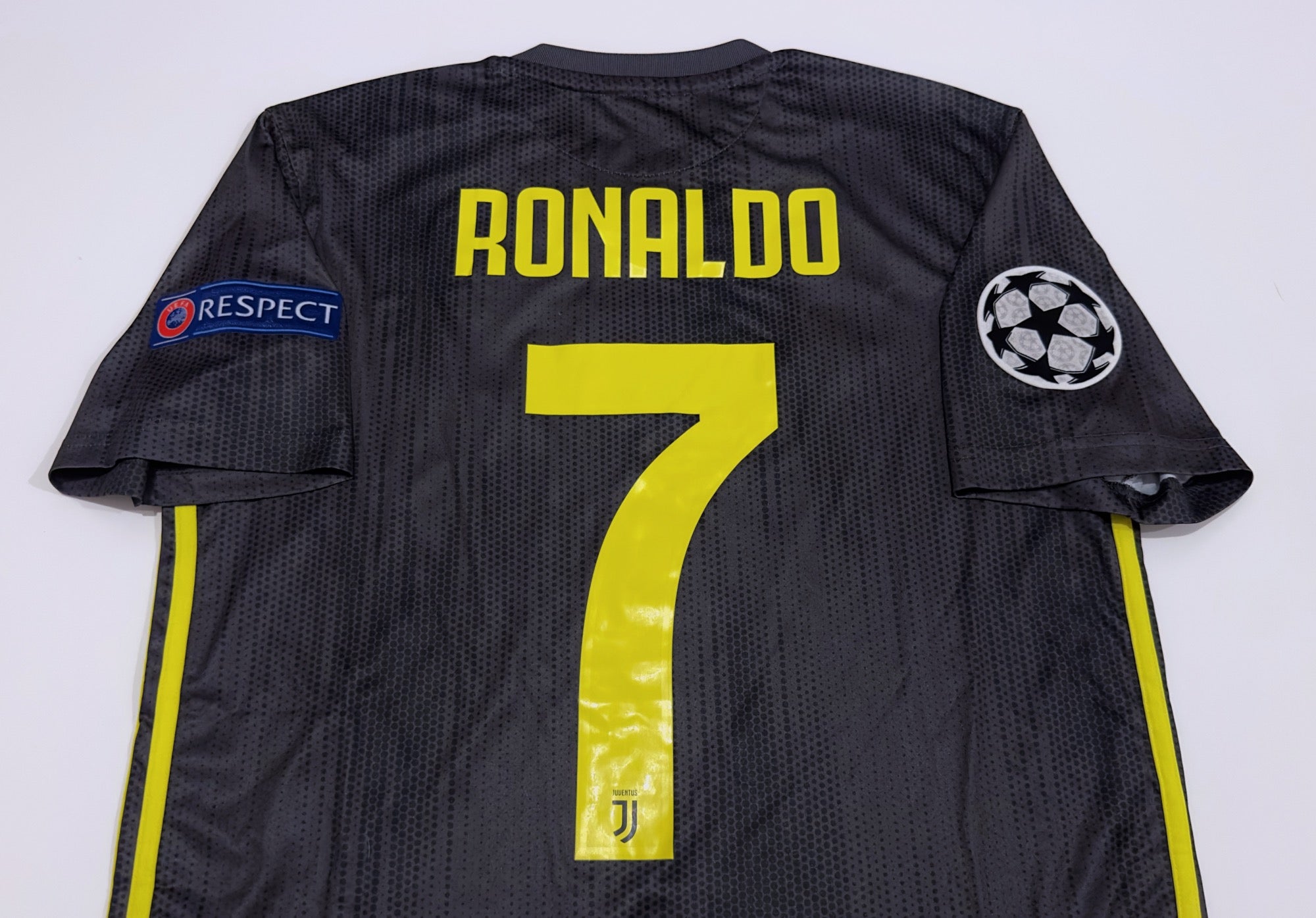 2018/19 Juventus #7 RONALDO Third Jersey (S) – Double Kick