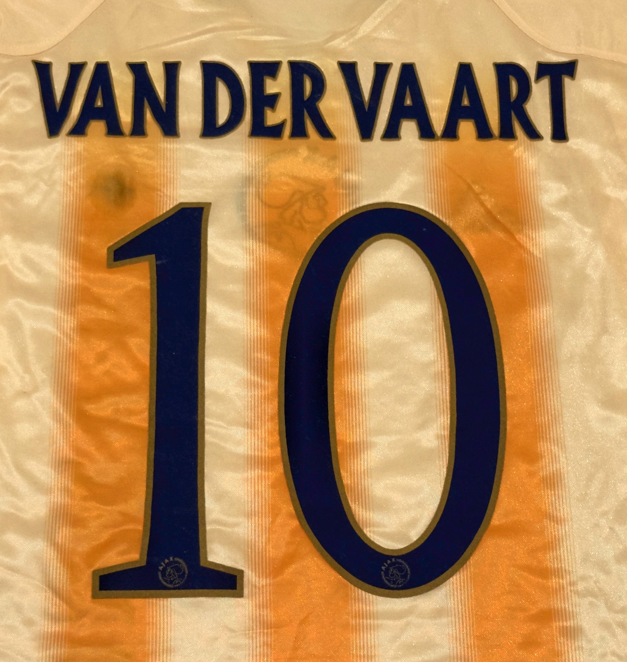 2004/05 Ajax #10 VAN DER VAART Away Jersey (XL)