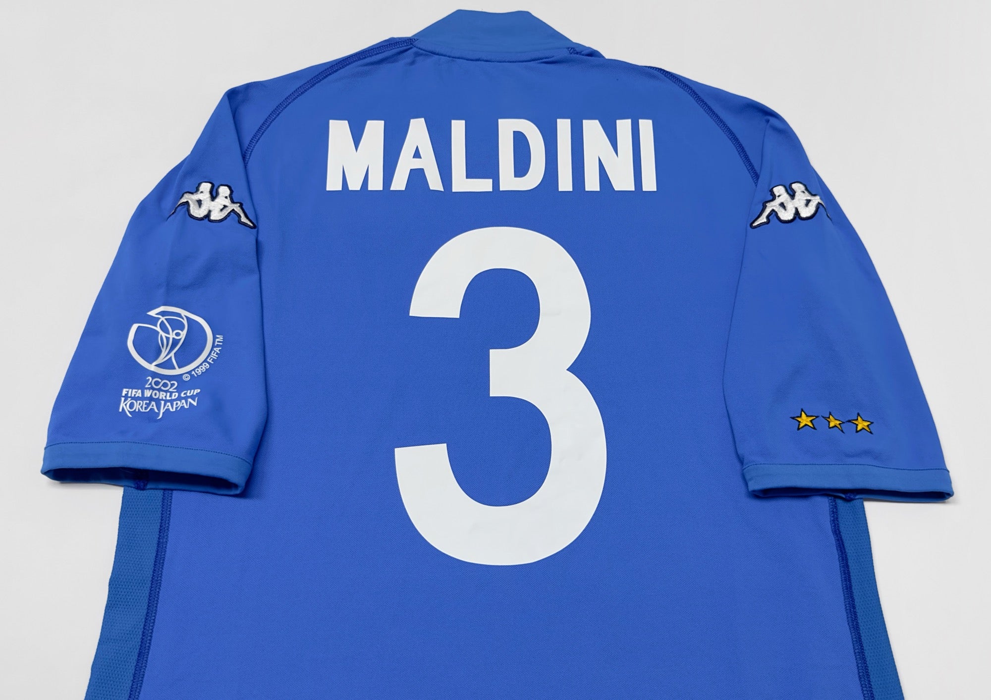 2002 Italy #3 MALDINI Home Jersey (L)