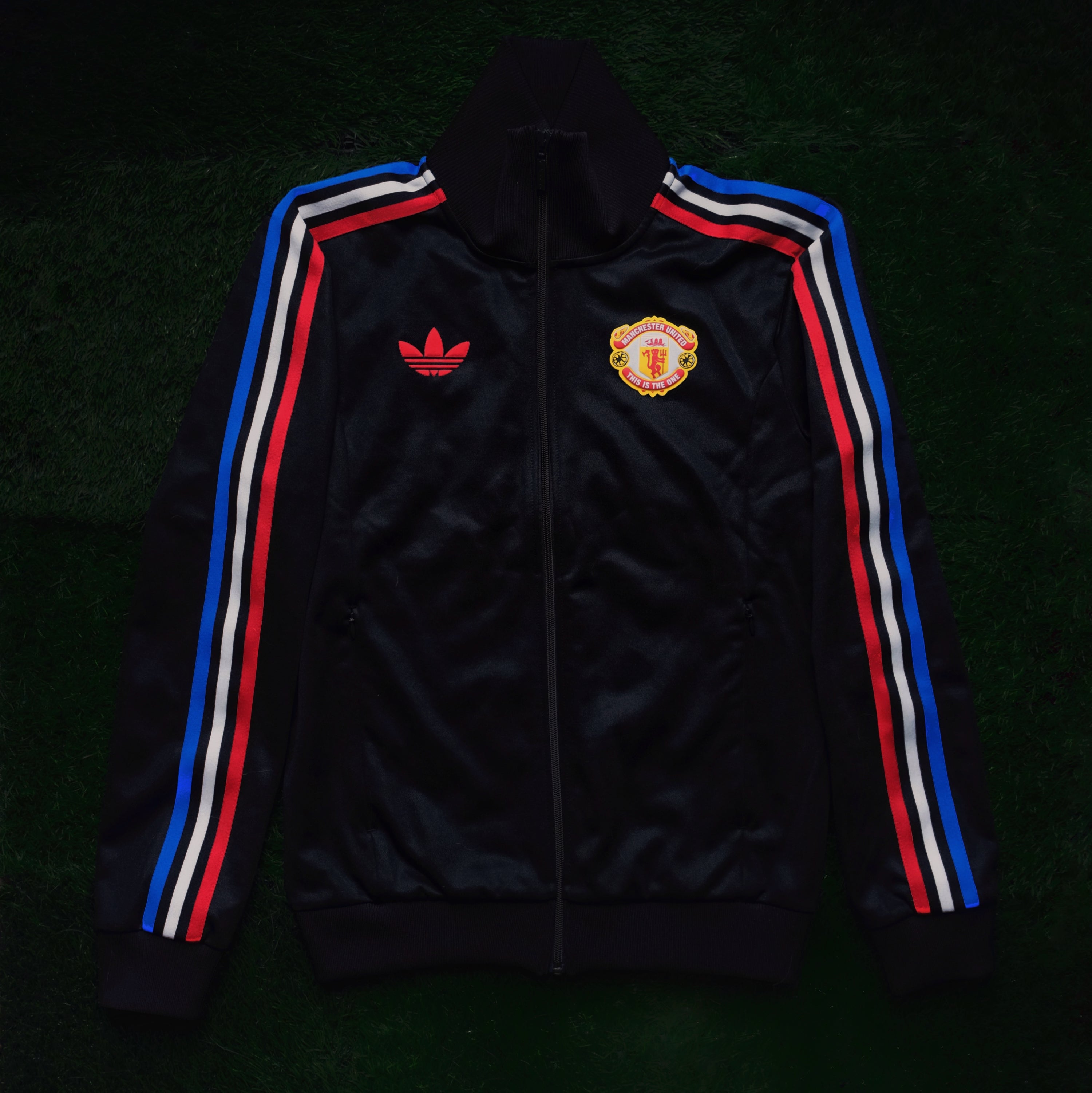 adidas Man Utd Stone Roses Track Top (S)