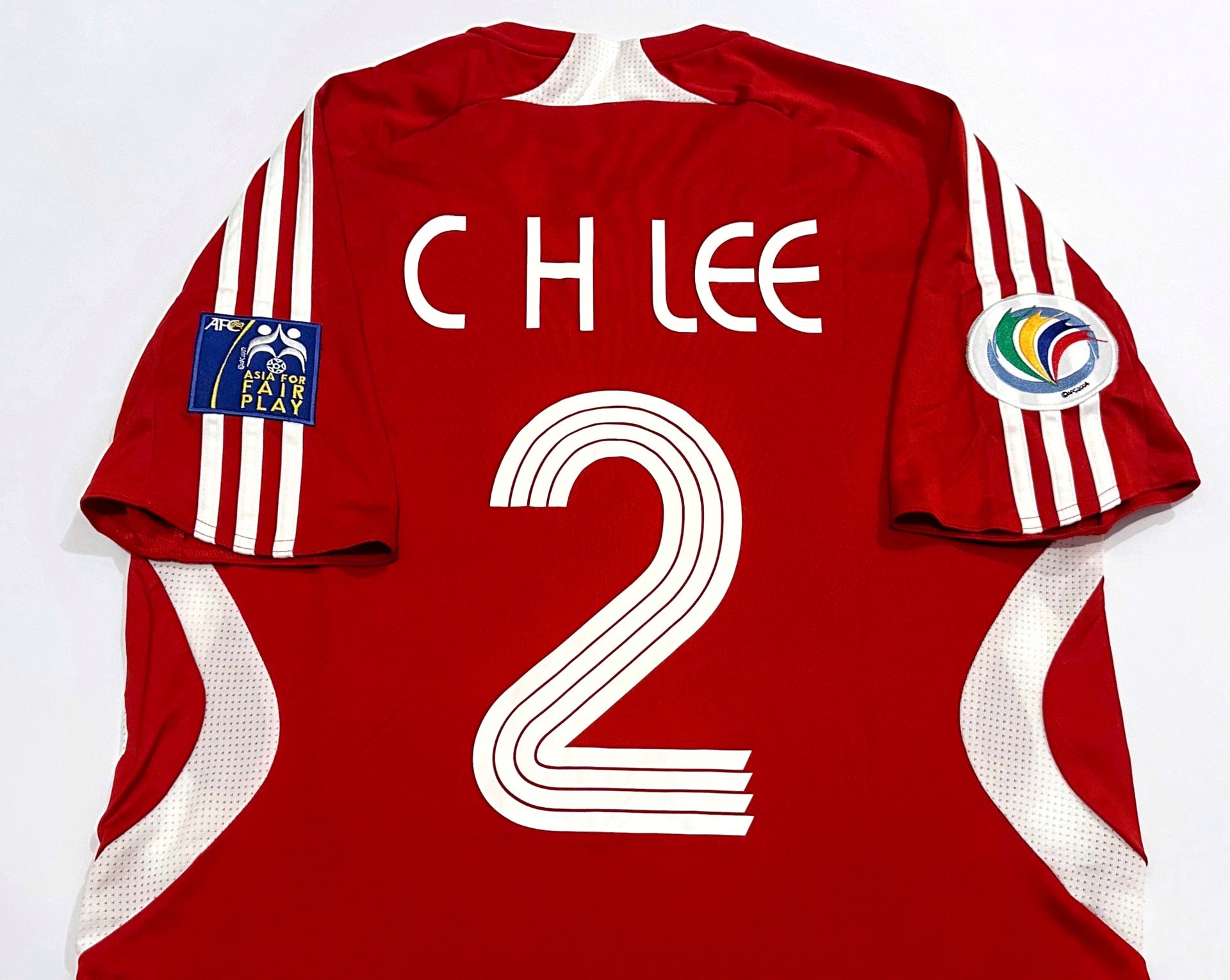 2007/08 South China #2 C H LEE Home Jersey (L)