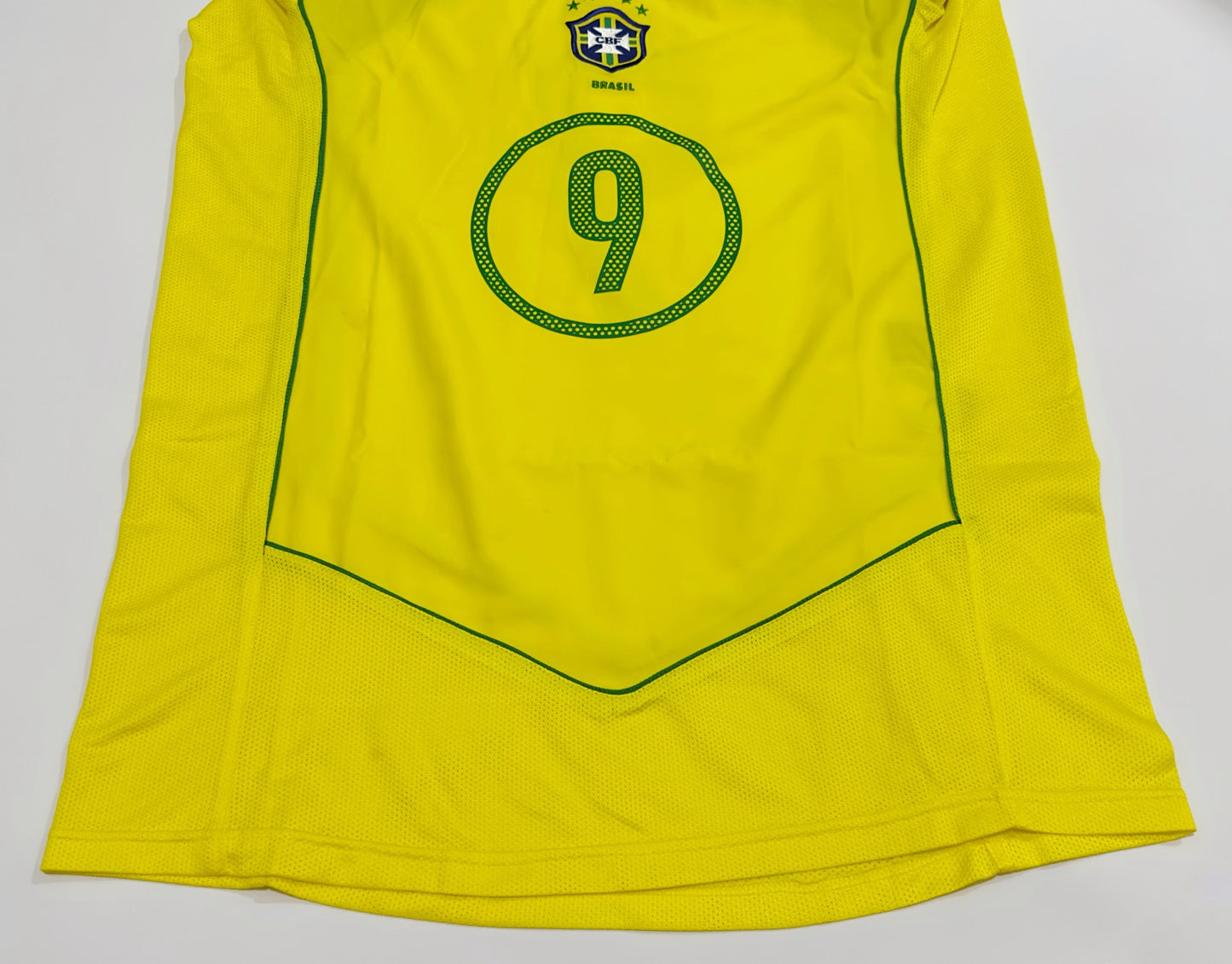 2004/05 Brazil #9 RONALDO Home Jersey (M)