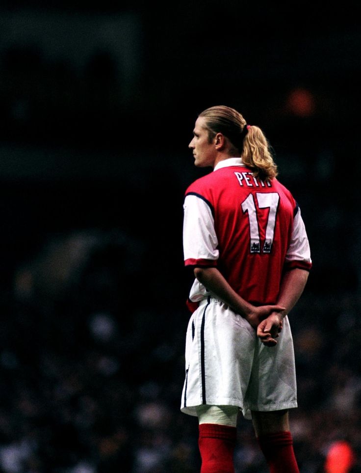 1998/99 Arsenal #17 PETIT Home Jersey (M)