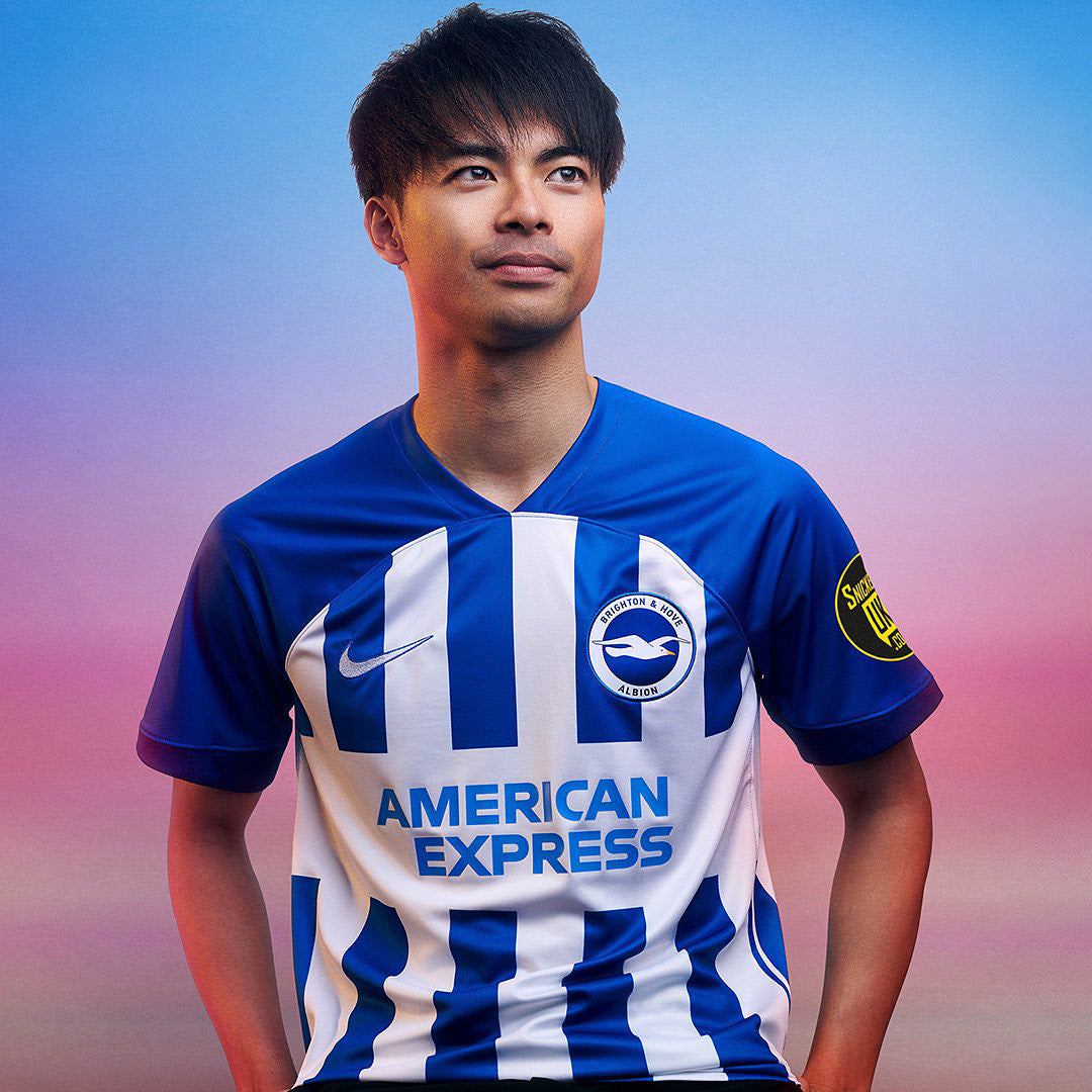 Brighton & Hove Albion Home Kaoru Mitoma 22 Jersey 2023-2024
