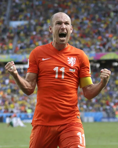 2014/15 Netherlands #11 ROBBEN Home Jersey (L)