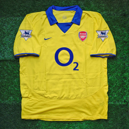 2003/04 Arsenal #6 ADAMS Away Jersey (XL)