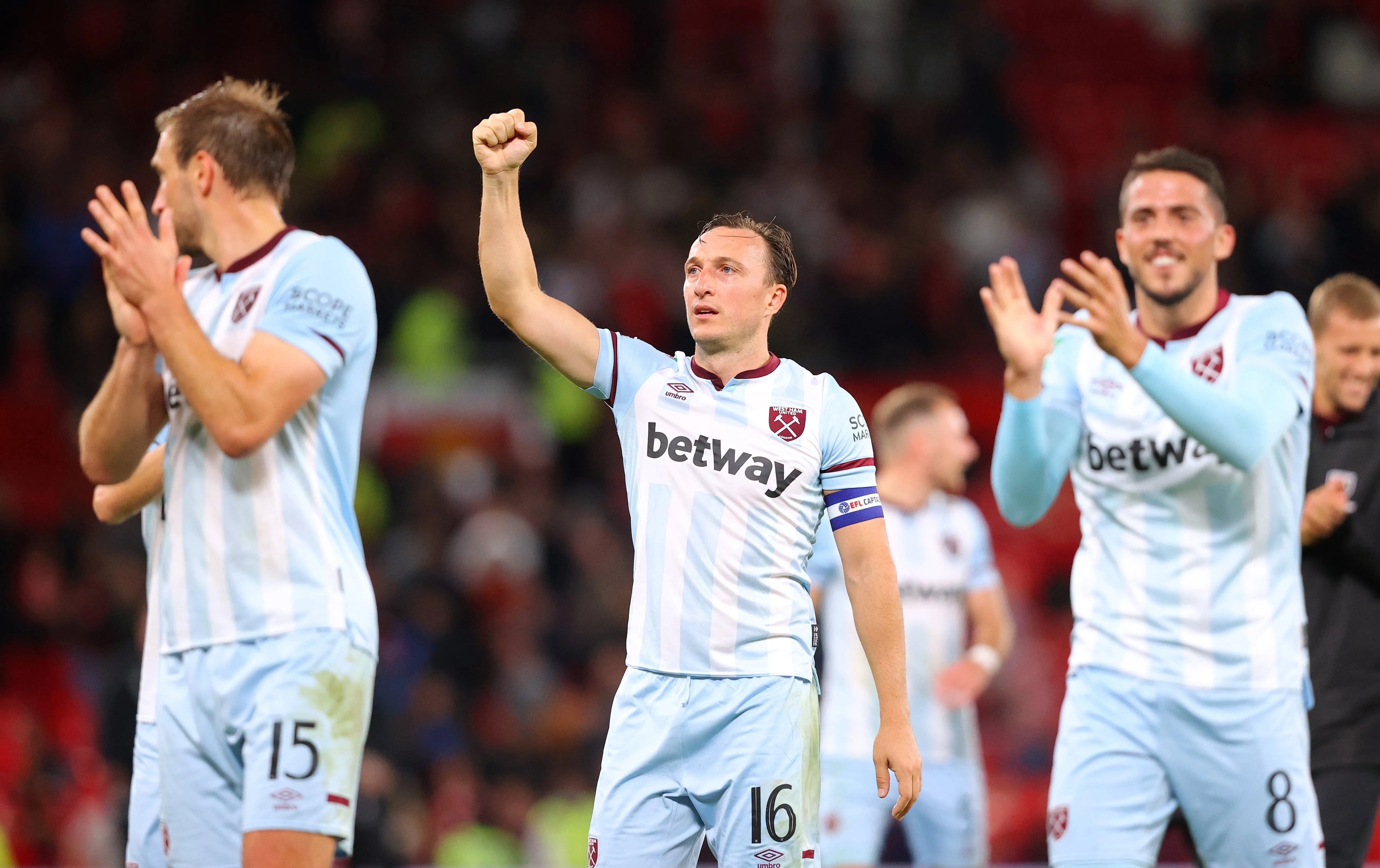 2021/22 West Ham #16 Noble Away Jersey (M)