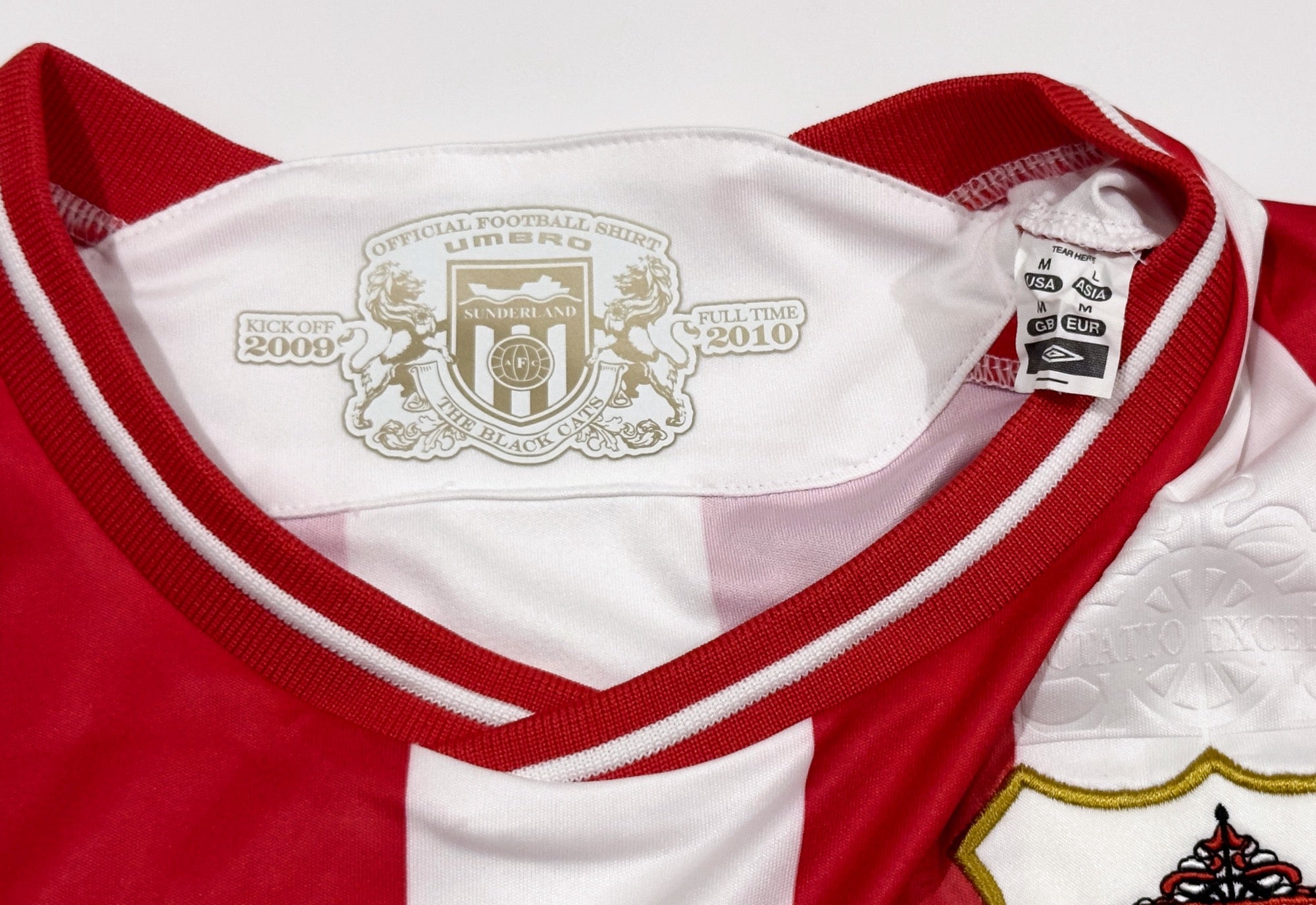 2009/10 Sunderland Home Jersey (M)