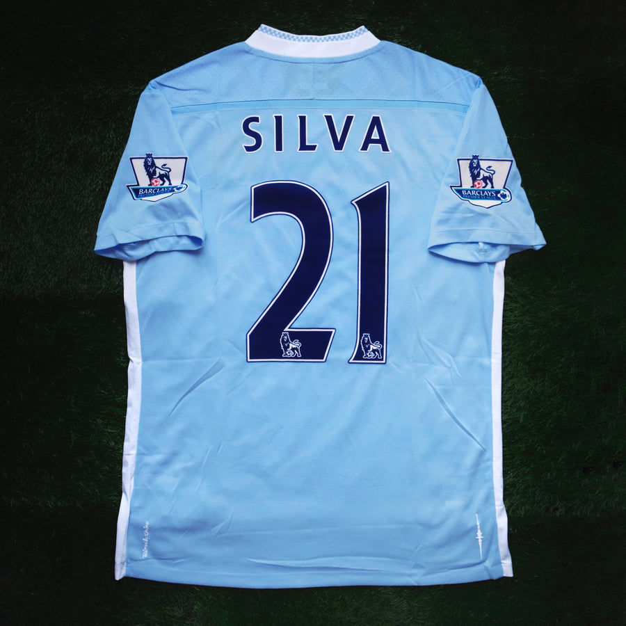2011/12 Man City #21 SILVA Home Jersey (L)