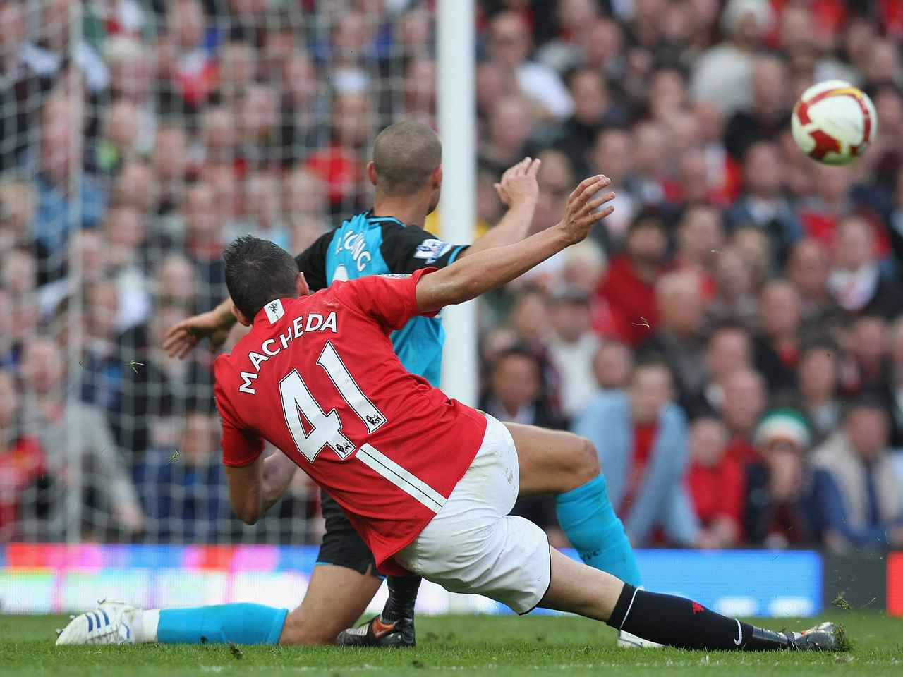2008/09 Man Utd #41 MACHEDA Home Jersey (S)