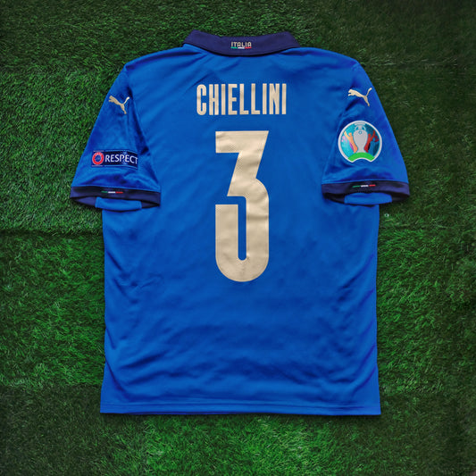 2020/21 Italy #3 CHIELLINI Home Jersey (M)