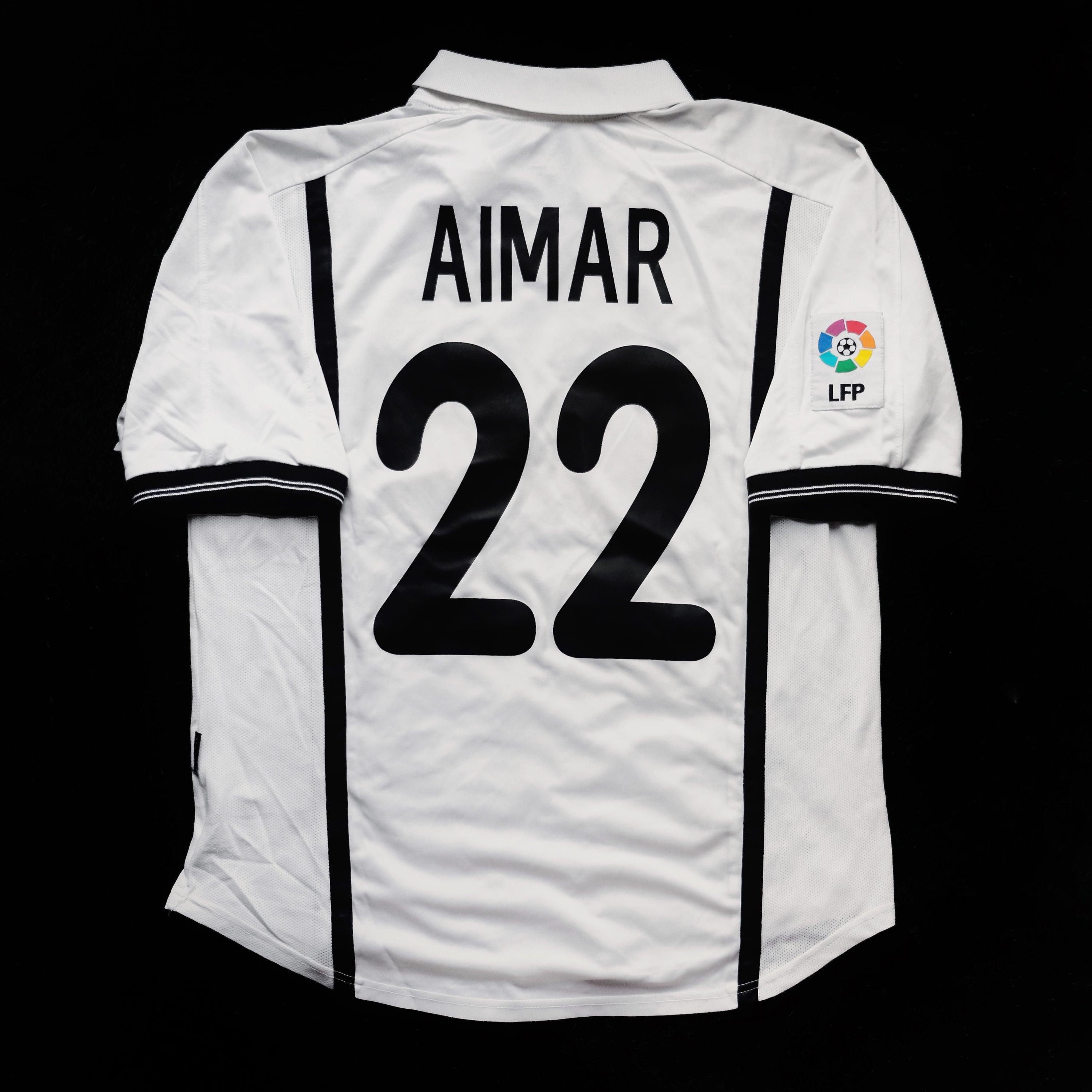 2000/01 Valencia #22 AIMAR Home Jersey (L)
