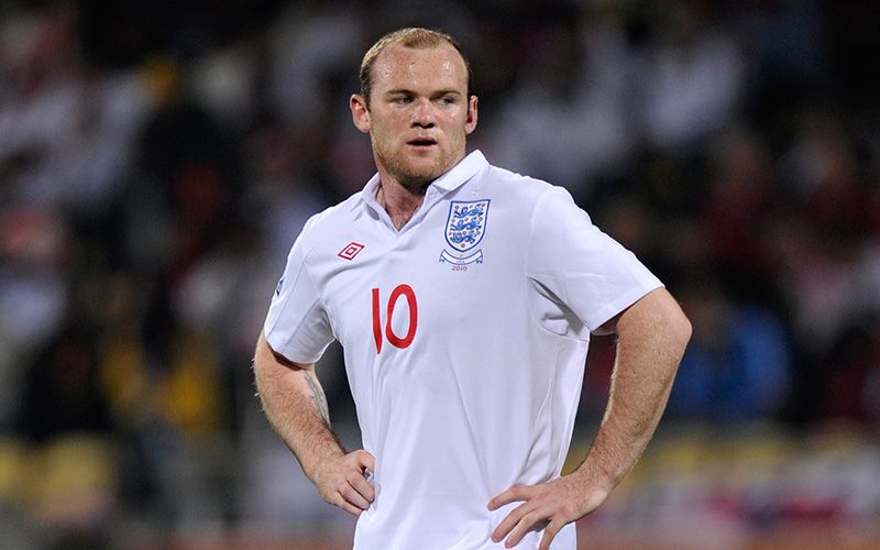 2009/10 England #10 ROONEY Home Jersey (S)