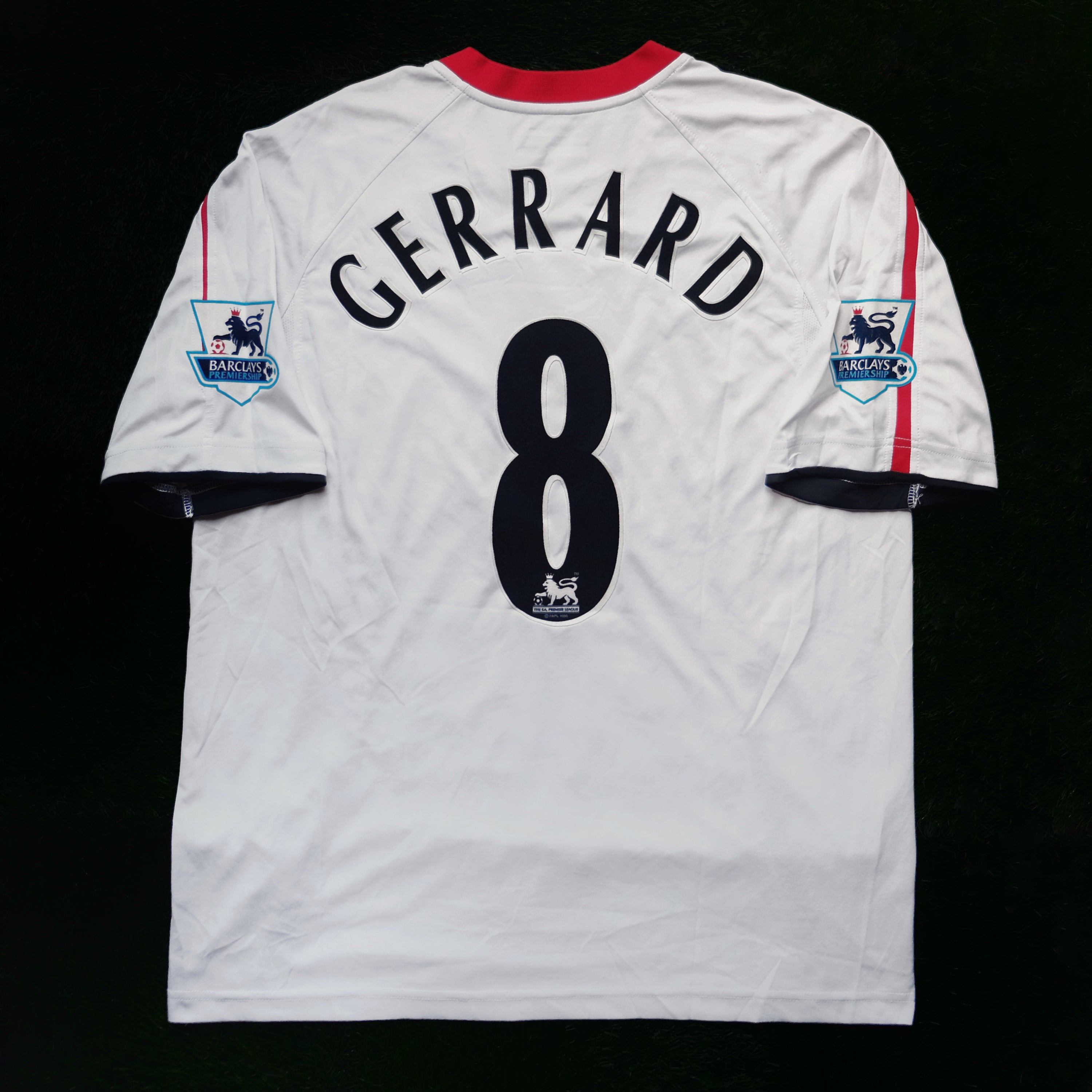 2005/06 Liverpool #8 GERRARD Away Jersey (XL)