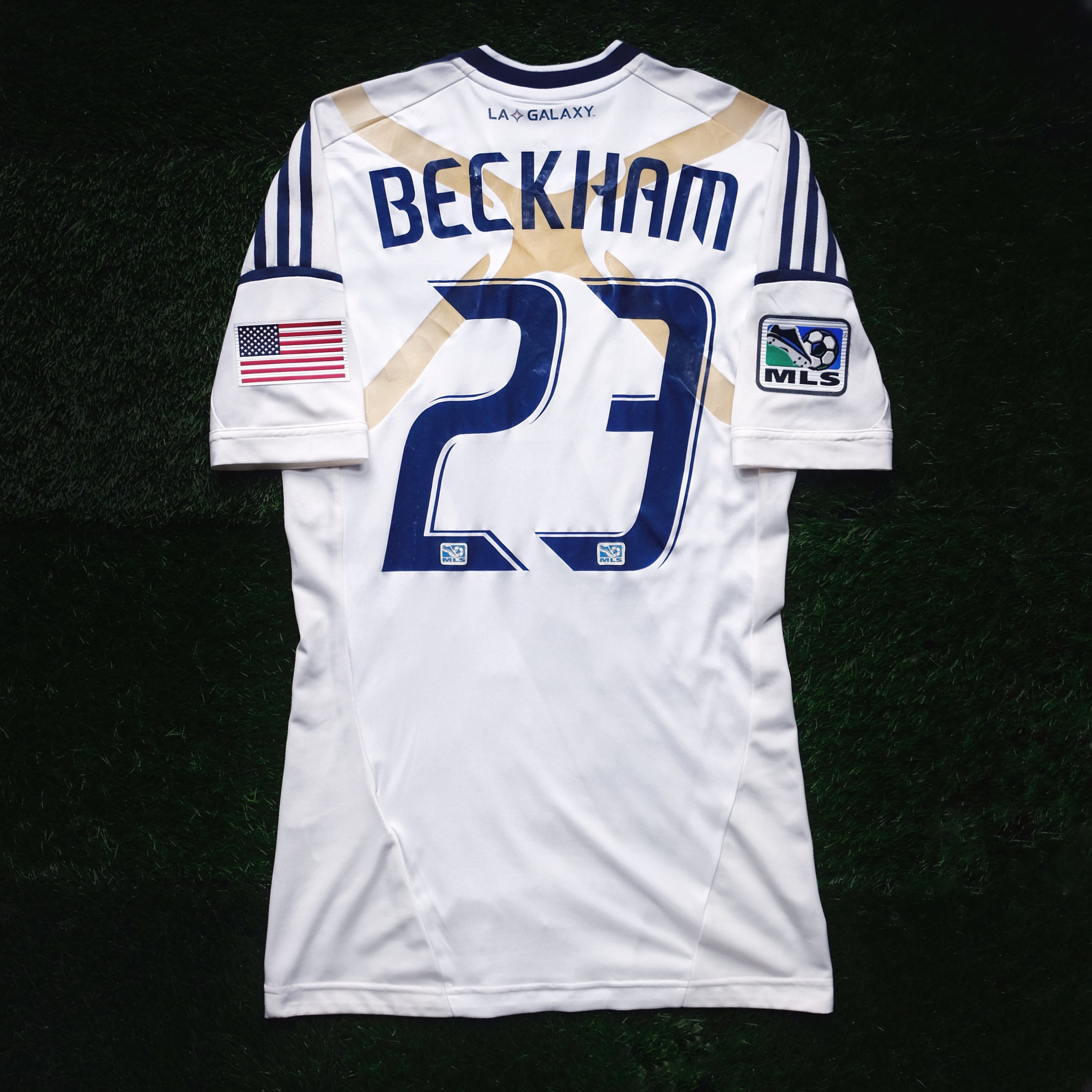 2012 LA Galaxy #23 BECKHAM Home Jersey (M)