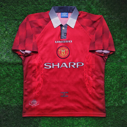 1996/98 Man Utd Home Jersey (L)