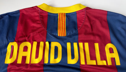 2010/11 Barcelona #7 DAVID VILLA Home Jersey (M)