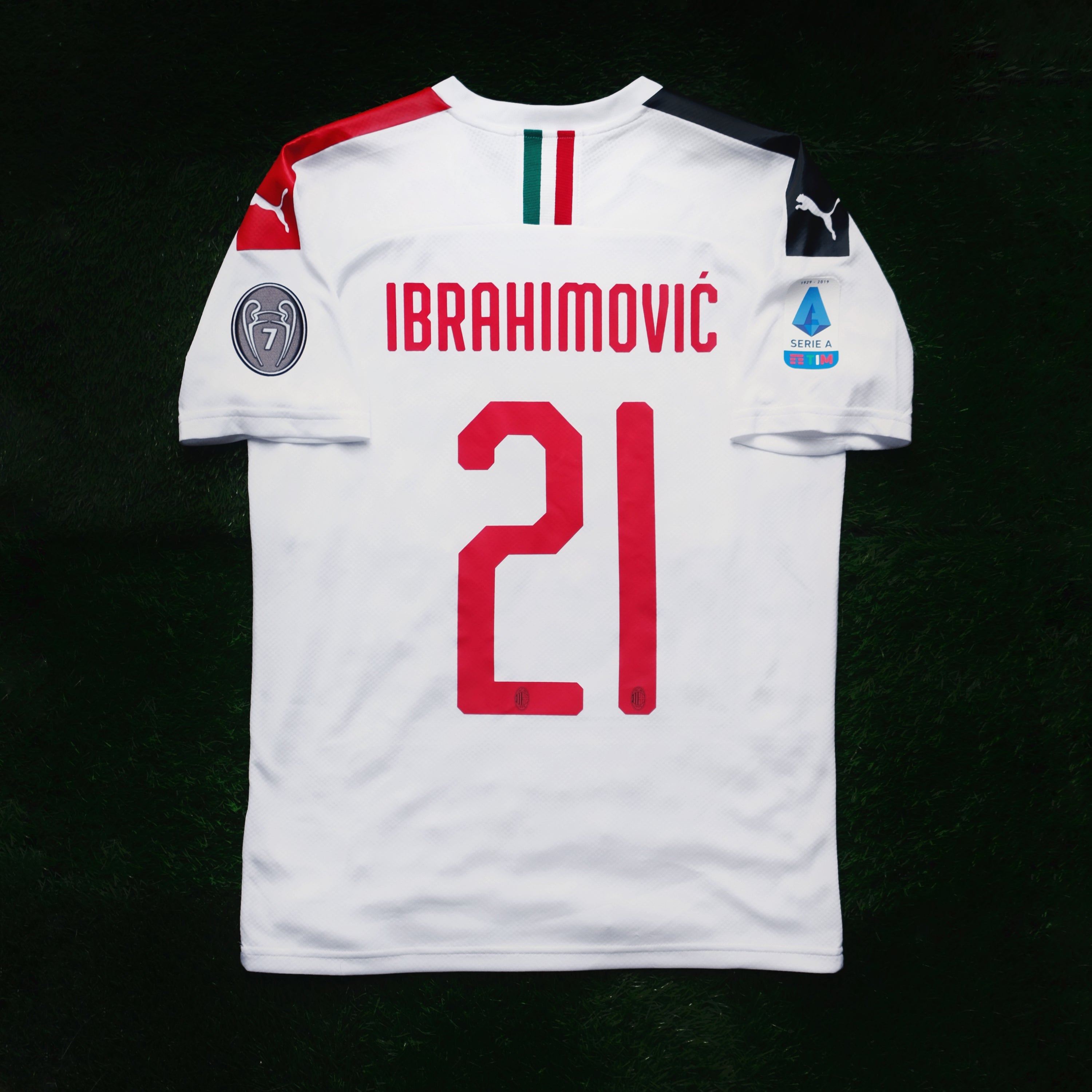 2019/20 AC Milan #21 IBRAHIMOVIC Away Jersey (S)