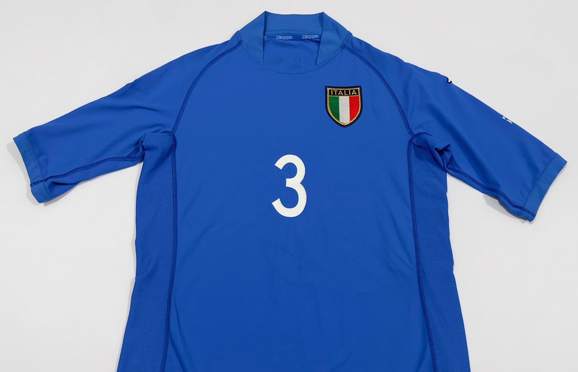 2002 Italy #3 MALDINI Home Jersey (L)