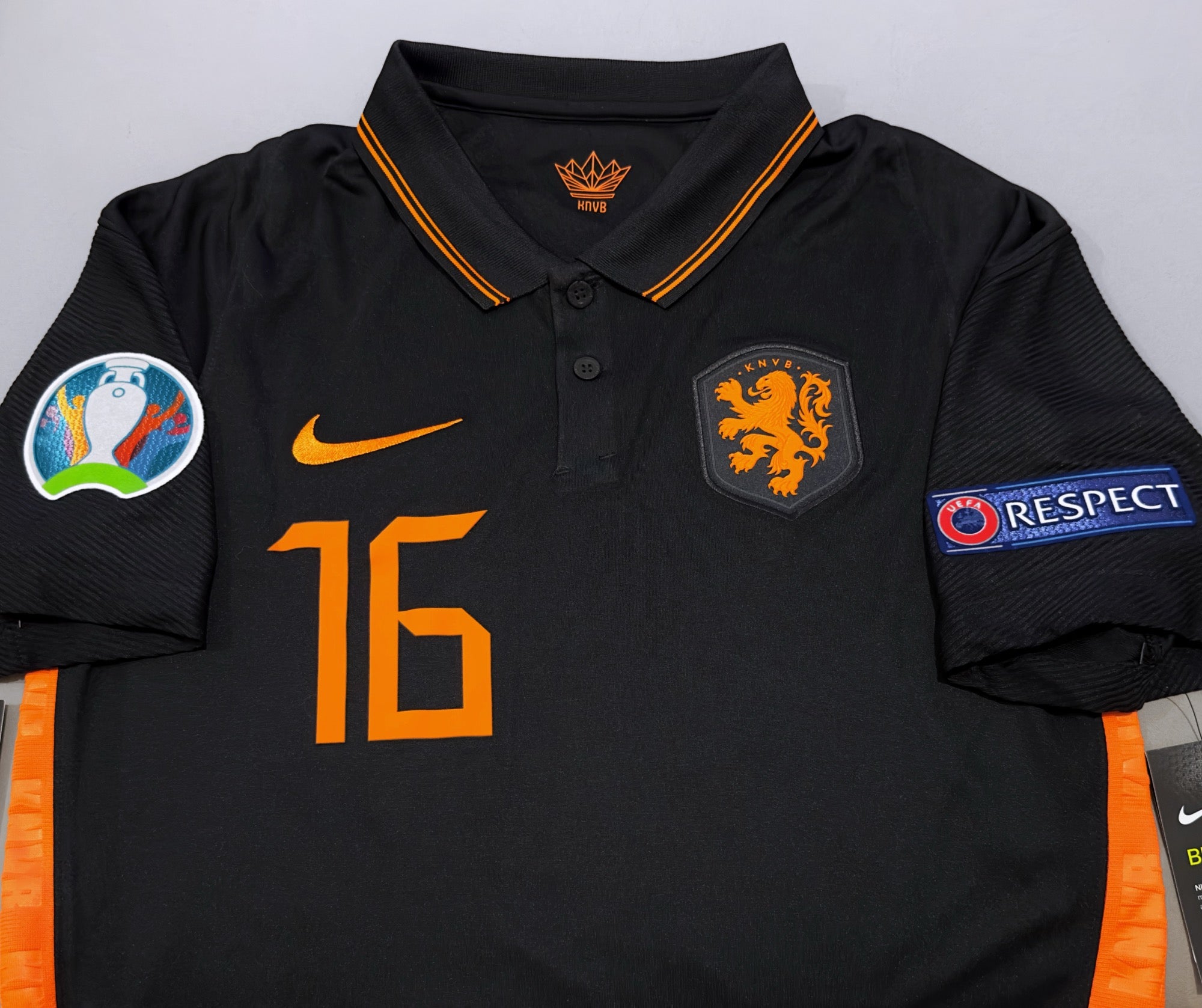 2020/21 Netherlands #16 GRAVENBERCH Away Jersey (S)
