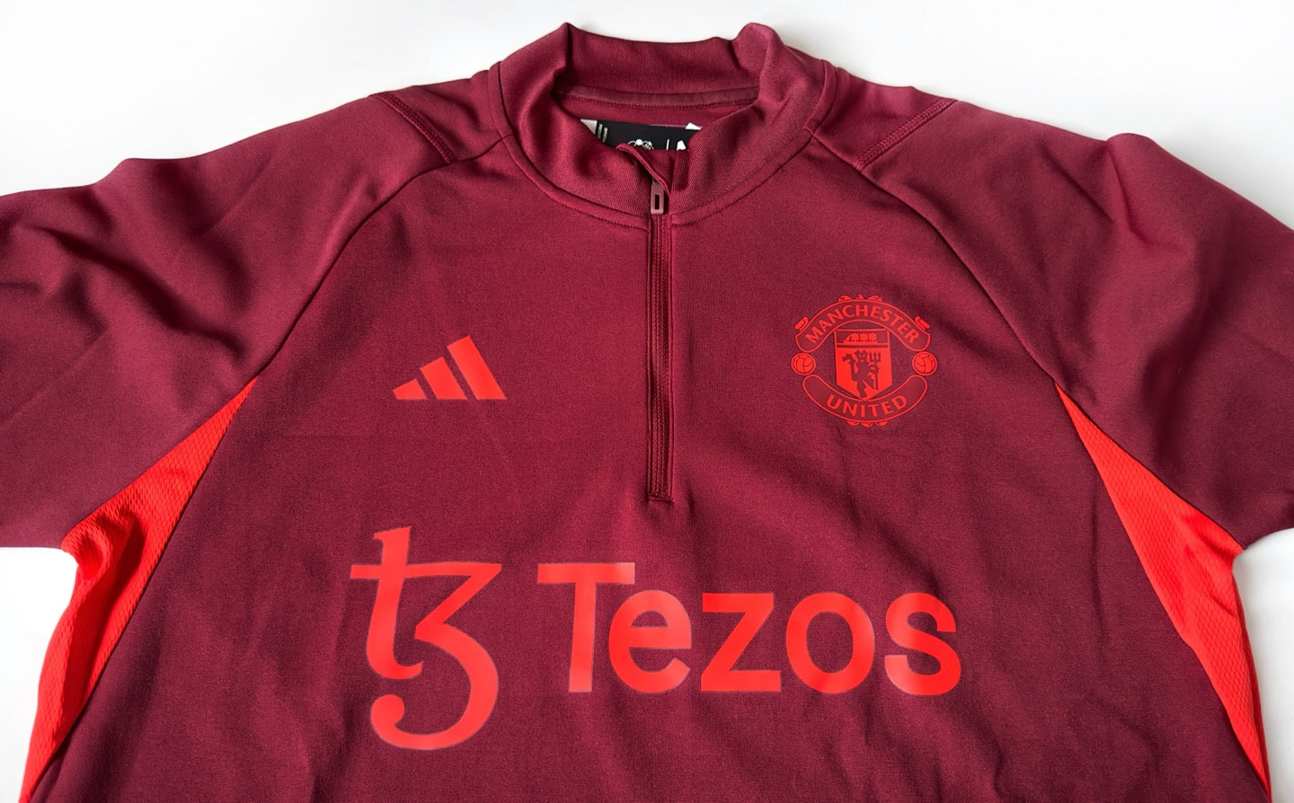 adidas Man Utd Half-Zip Training Top