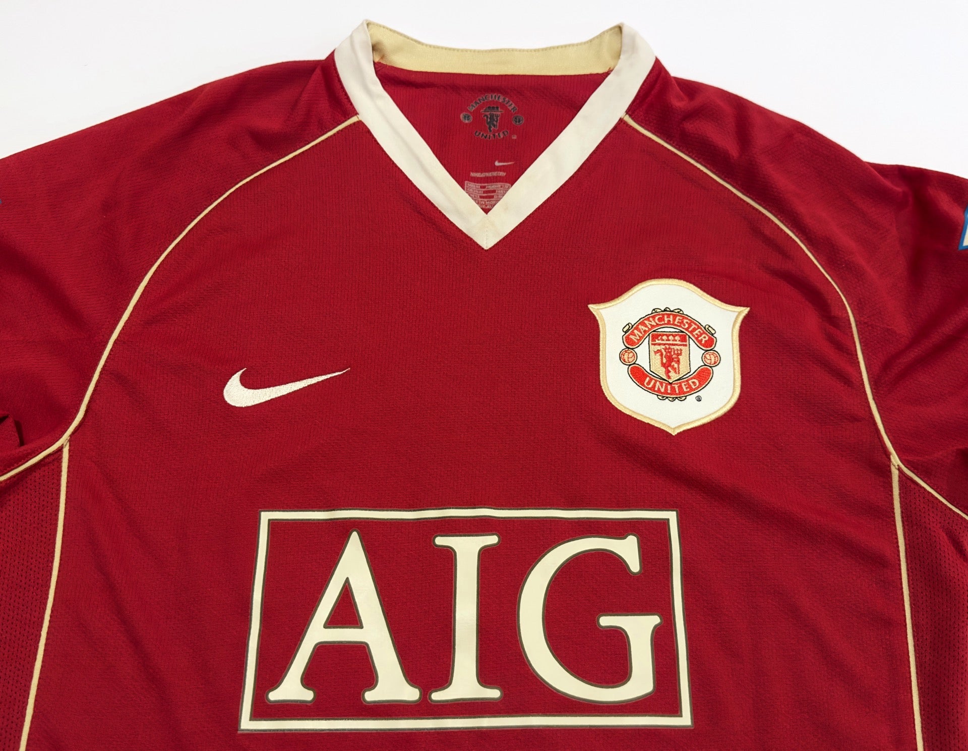 2006/07 Man Utd #7 RONALDO Home Jersey (M)