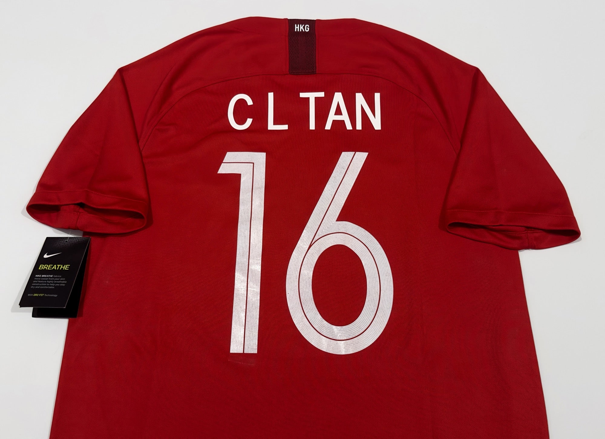 2018/19 Hong Kong #16 C L TAN Home Jersey (L)