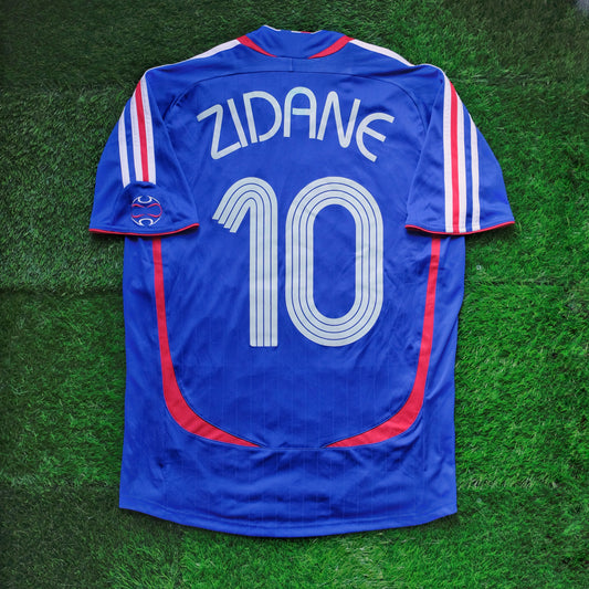 2006/07 France #10 ZIDANE Home Jersey (S)