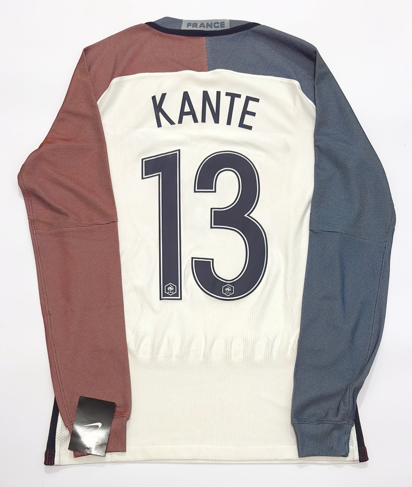 2016 France #13 KANTE Away Jersey (M) L/S