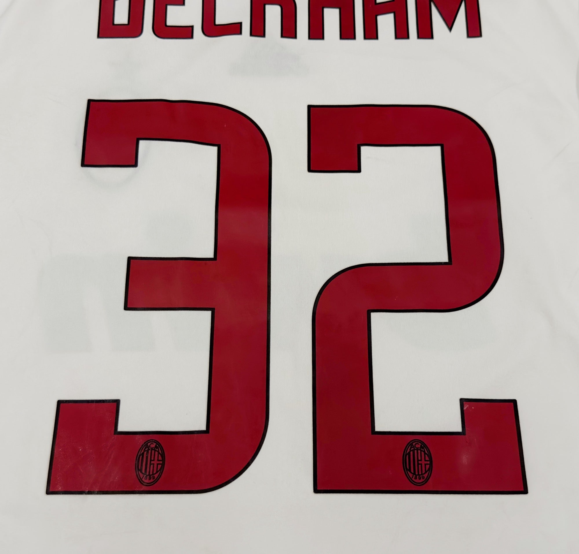 2008/09 AC Milan #32 BECKHAM Away Jersey (XL)