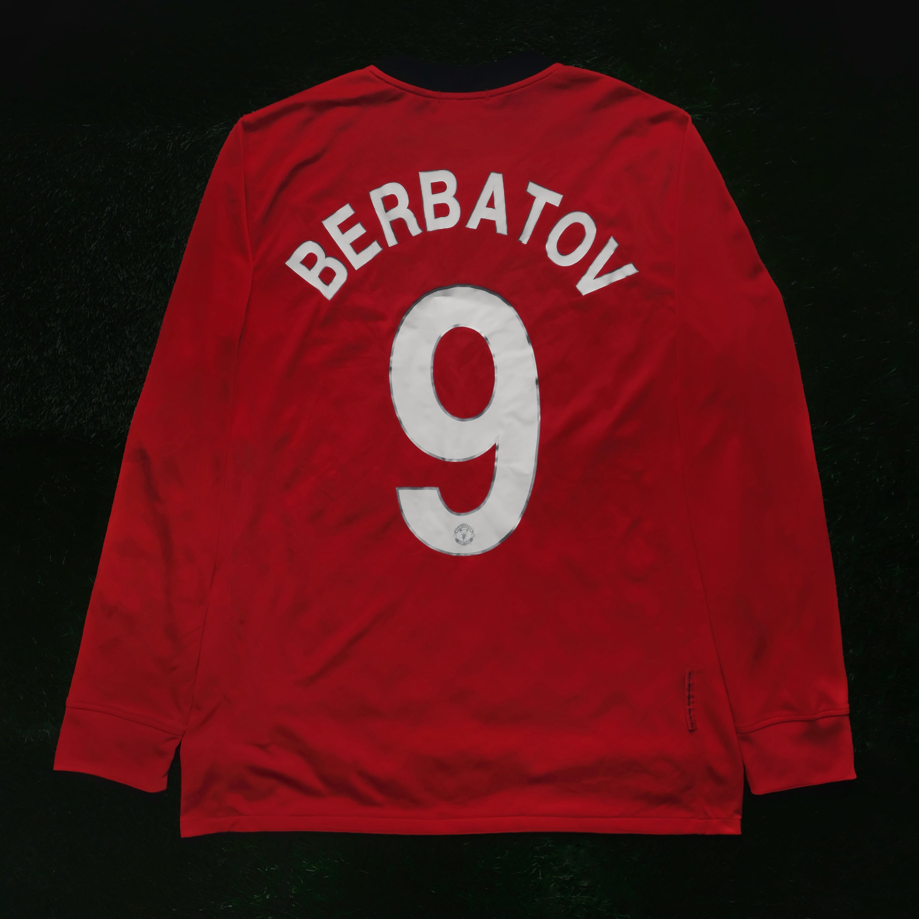 2009/10 Man Utd #9 BERBATOV Home Jersey (M) L/S