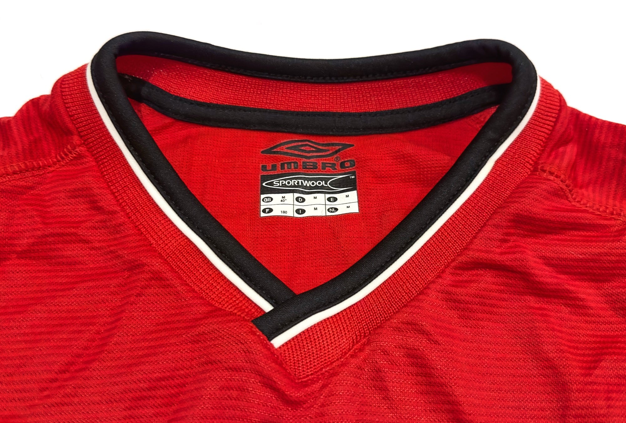 2000/02 Man Utd #7 BECKHAM Home Jersey (M)
