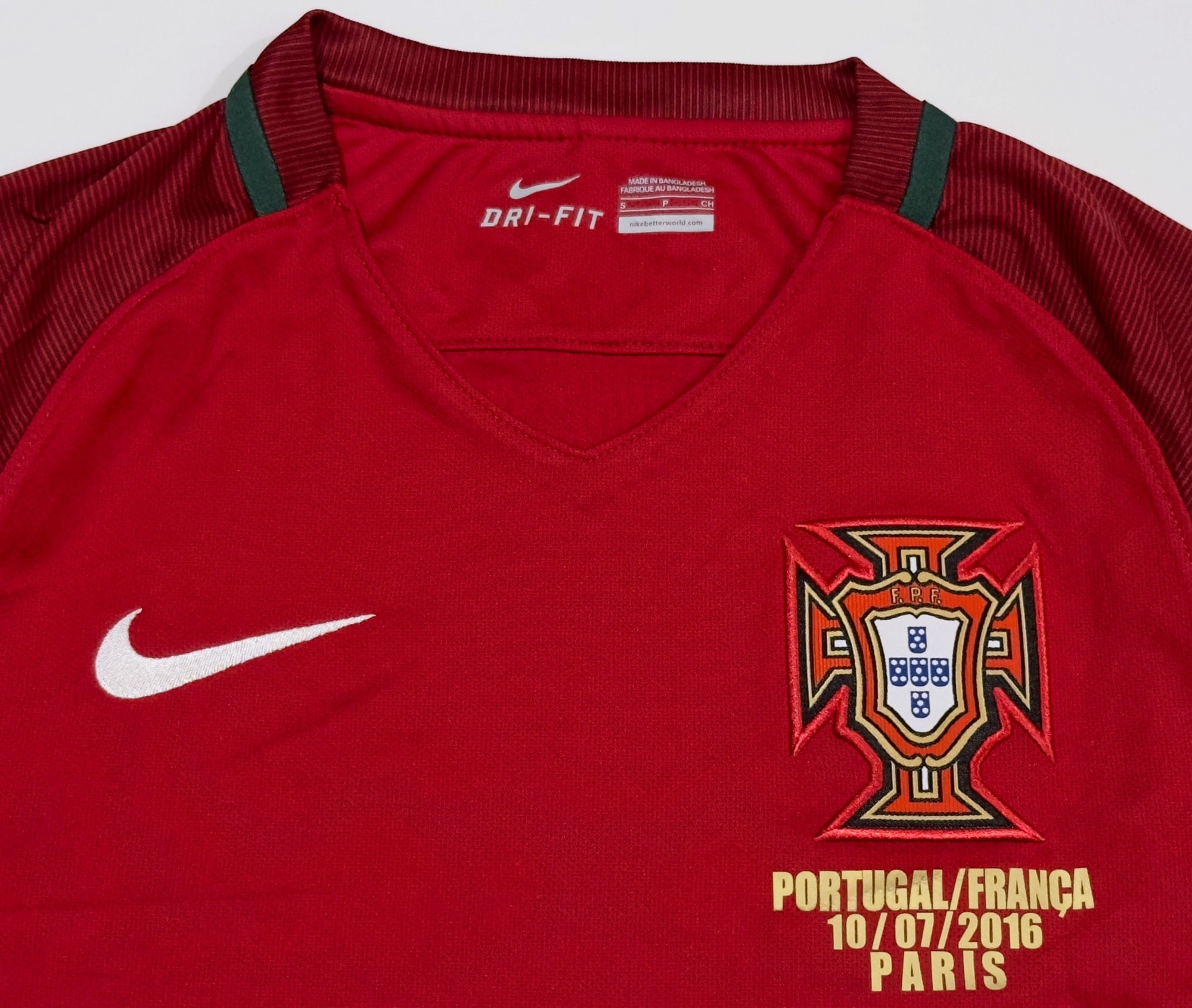 2016/17 Portugal #7 RONALDO Home Jersey (S)