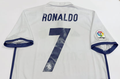 2016/17 Real Madrid #7 RONALDO Home Jersey (M)