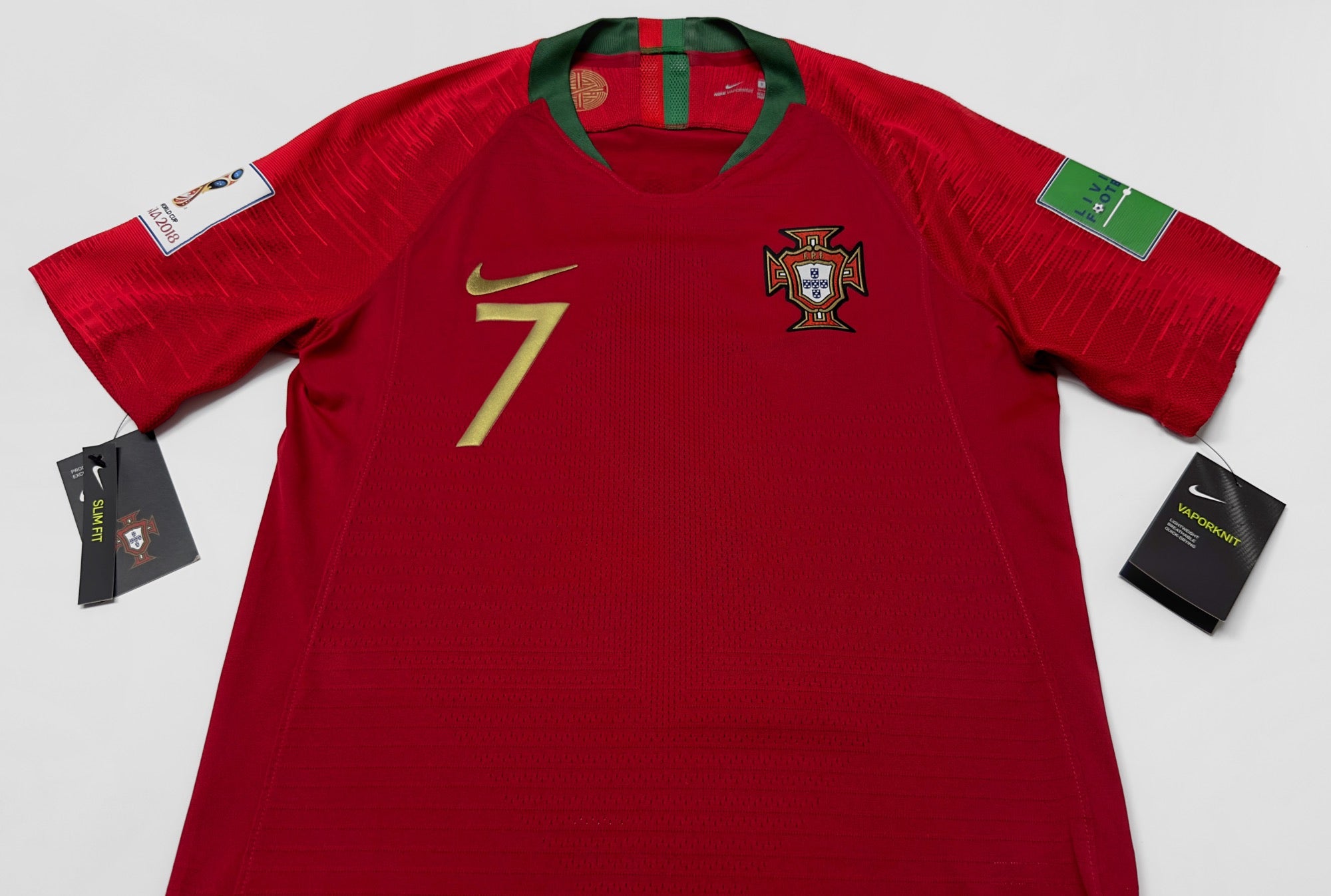 2018/19 Portugal #7 RONALDO Home Jersey (S)