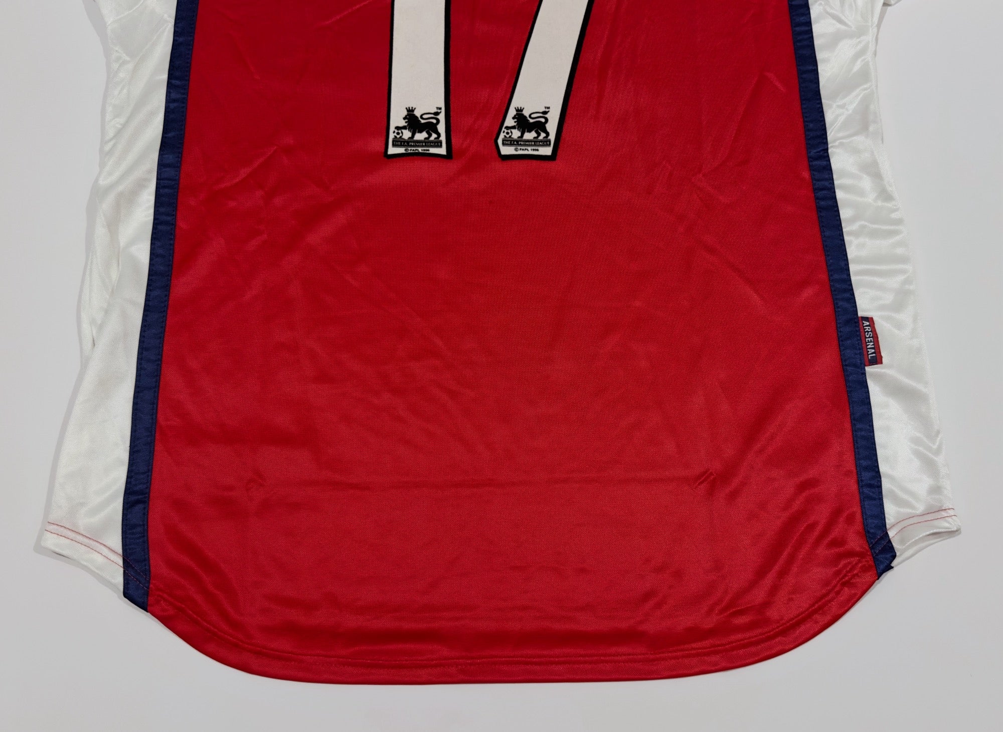 1998/99 Arsenal #17 PETIT Home Jersey (M)