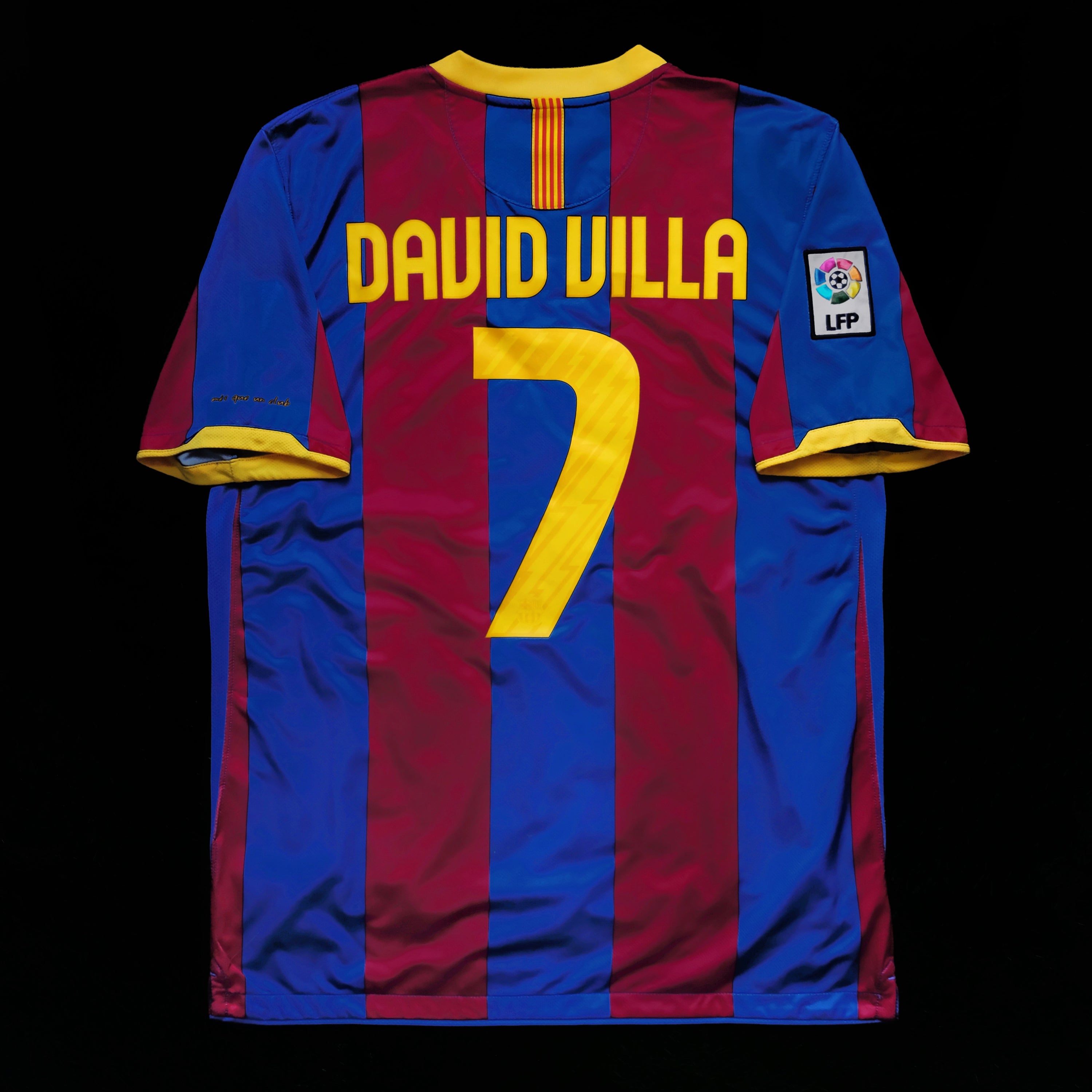 2010/11 Barcelona #7 DAVID VILLA Home Jersey (L)