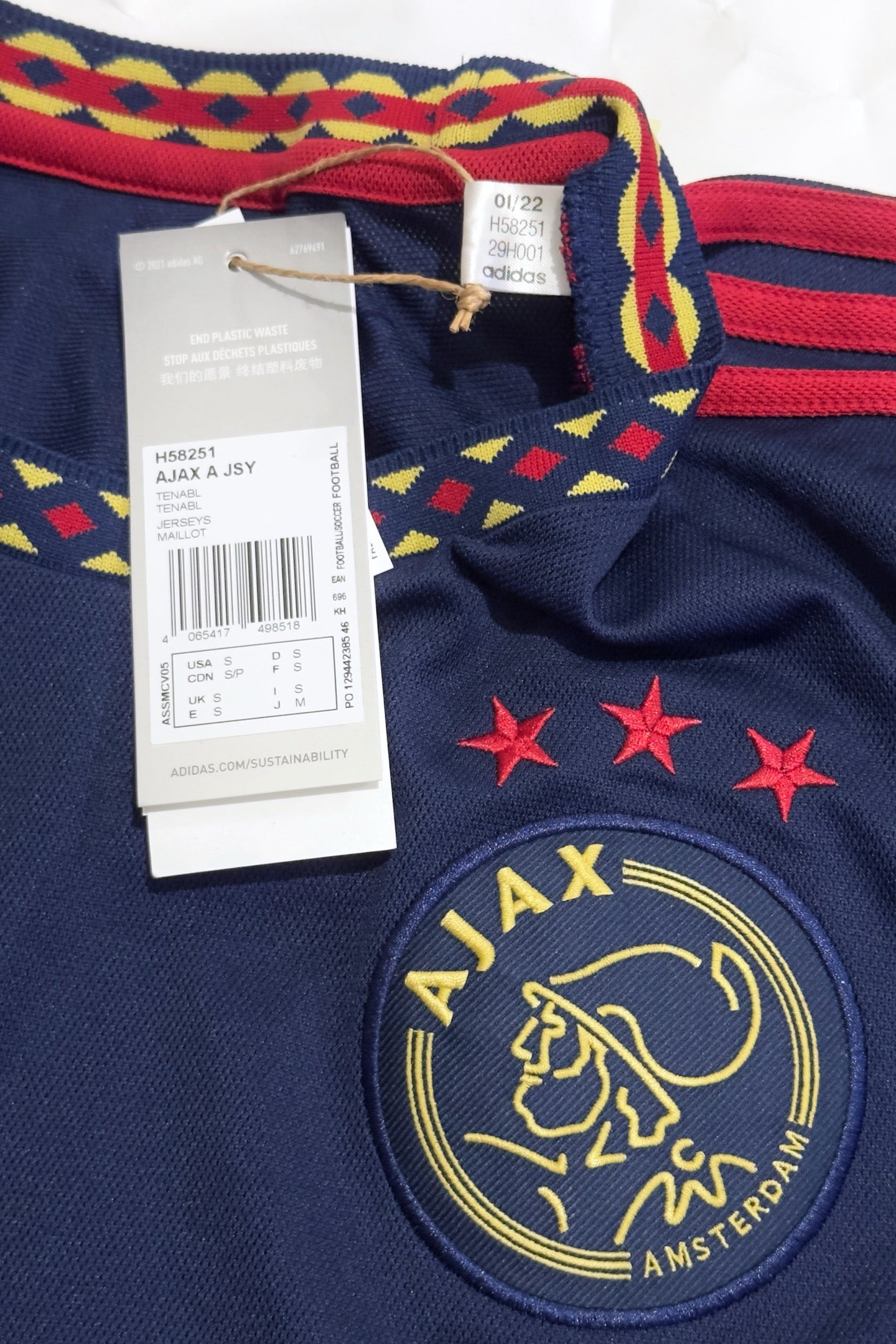 2022/23 Ajax Away Jersey (S)