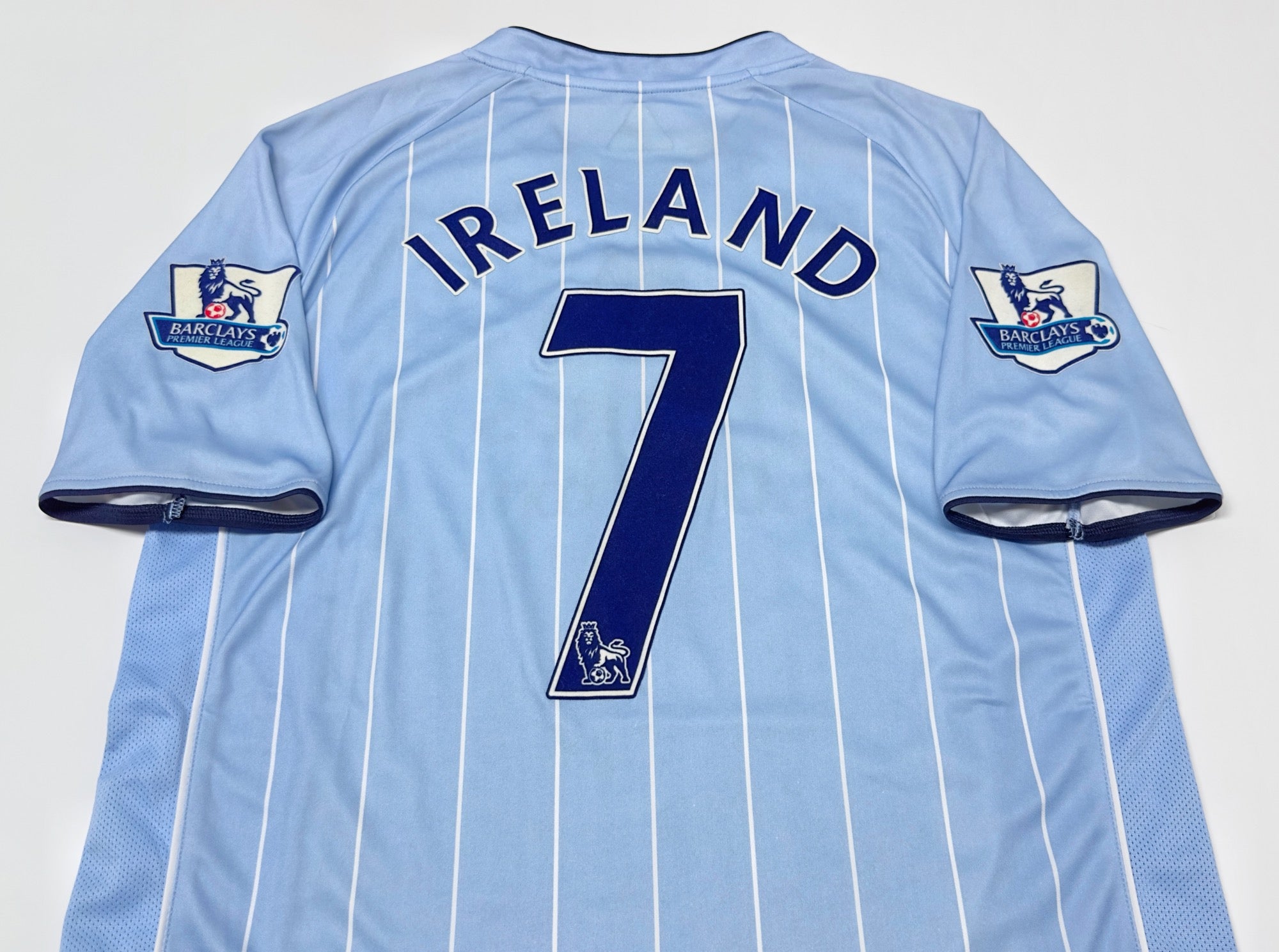 2007/08 Man City #7 IRELAND Home Jersey (XL)